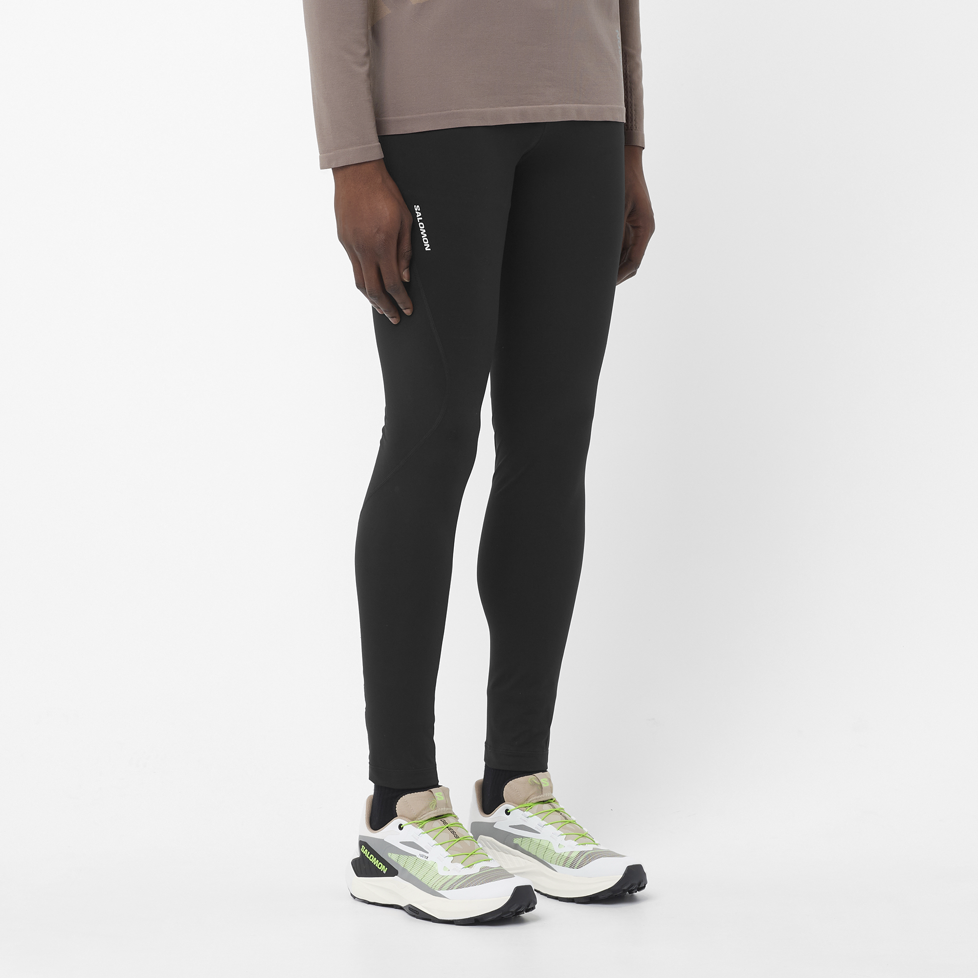 SENSE AERO STOW TIGHTS Black | Salomon