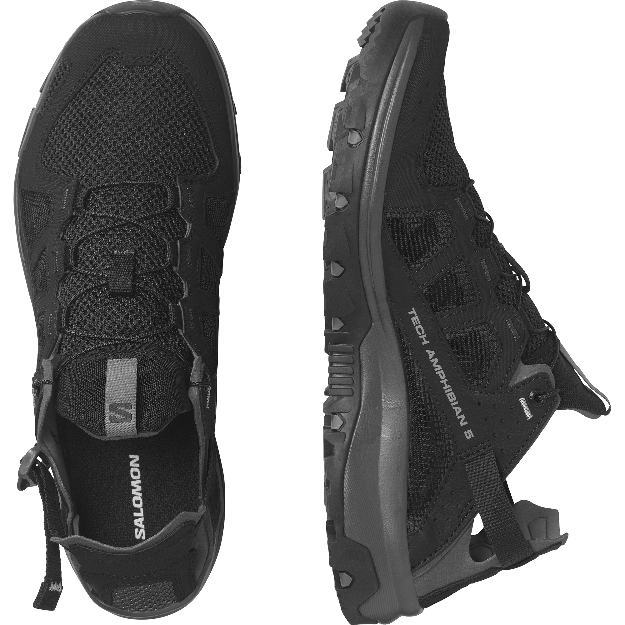SALOMON TECHAMPHIBIAN 5 ブラック Salomon Techamphibian 5 Water Shoes Mens | Christy Sports
