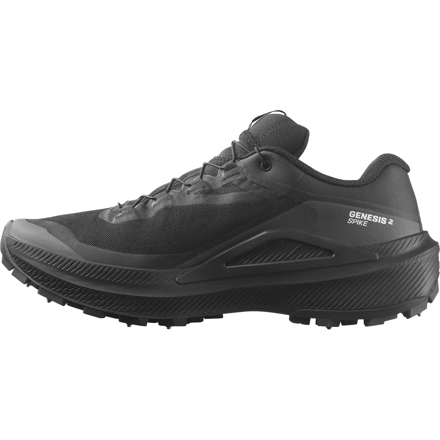 Кроссовки Salomon Genesis 2 GORE-TEX Spike, цвет: Чёрный / Белый — фото 3