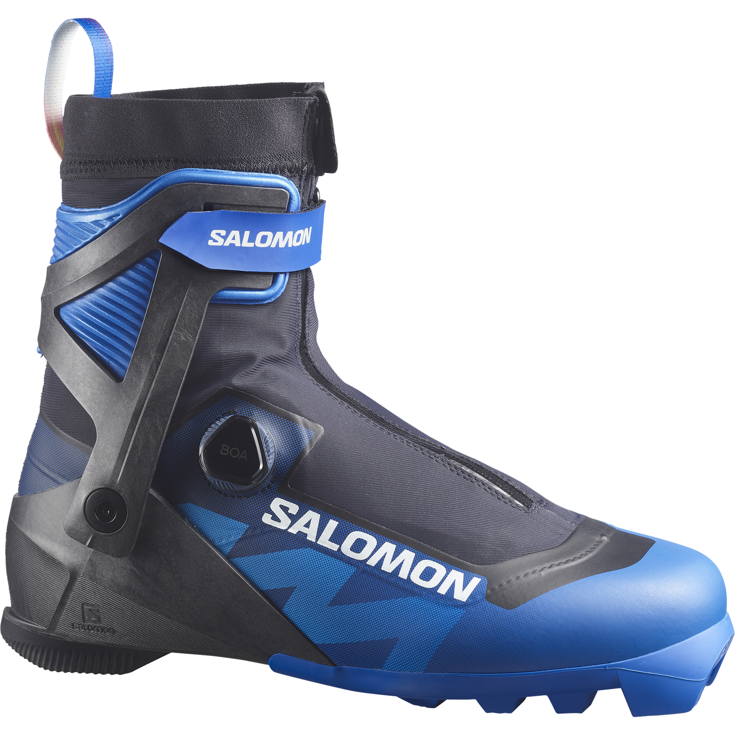 Лыжные ботинки Salomon Equipe Pro Skate Boa®, цвет: Чёрный / Синий — фото 1