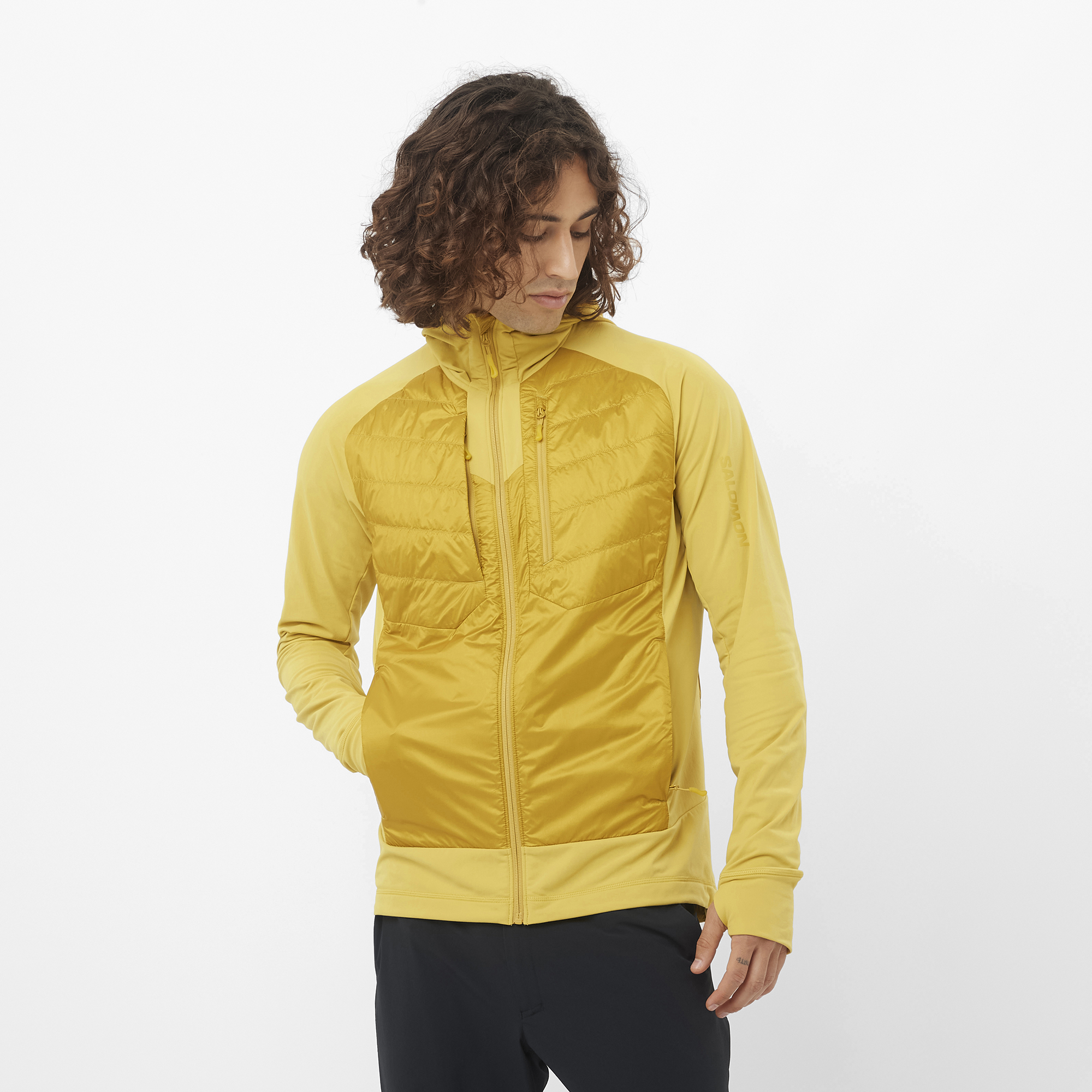 ELIXIR HYBRID Men's Insulated Hooded Jacket | Salomon
