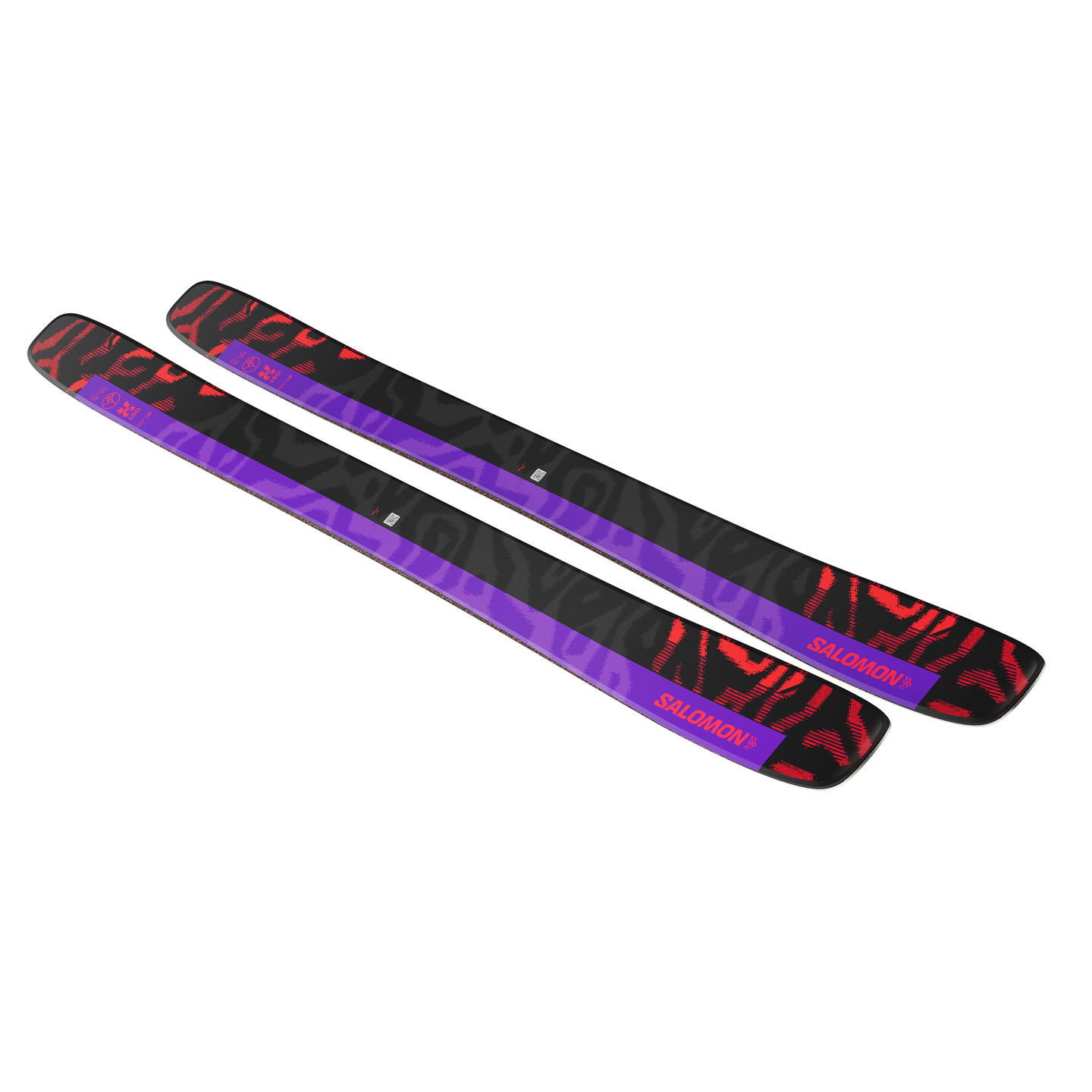 Лыжи Salomon S/LAB QST X, цвет: Чёрный / Красный — фото 7