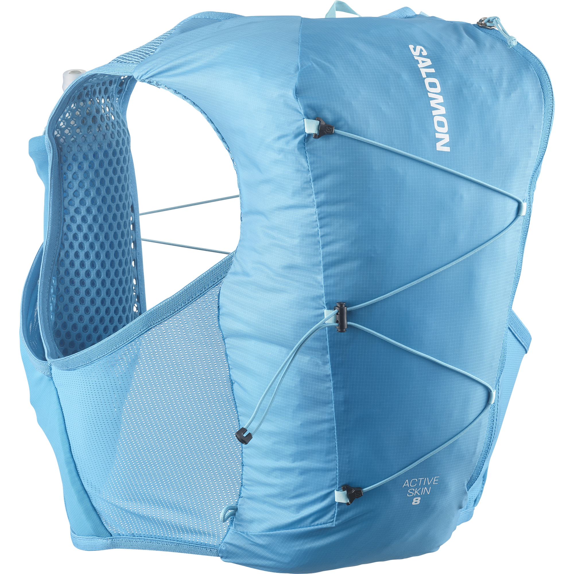 SALOMON Active Skin 8 軽量バックパック ボトル2本付き ACTIVE SKIN 8 Blue | Salomon