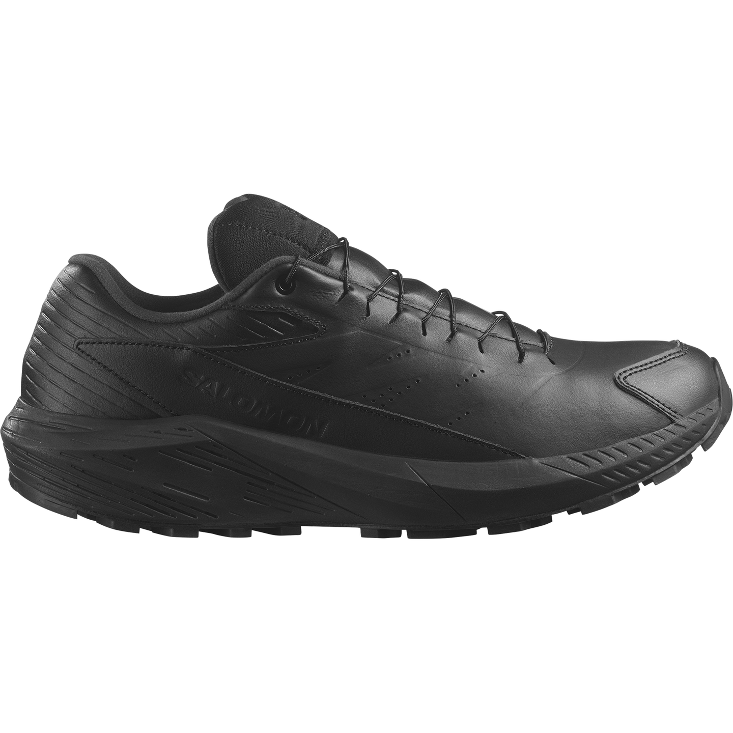 Кроссовки Salomon Sense Ride 5 SR Leather, цвет: Чёрный — фото 1