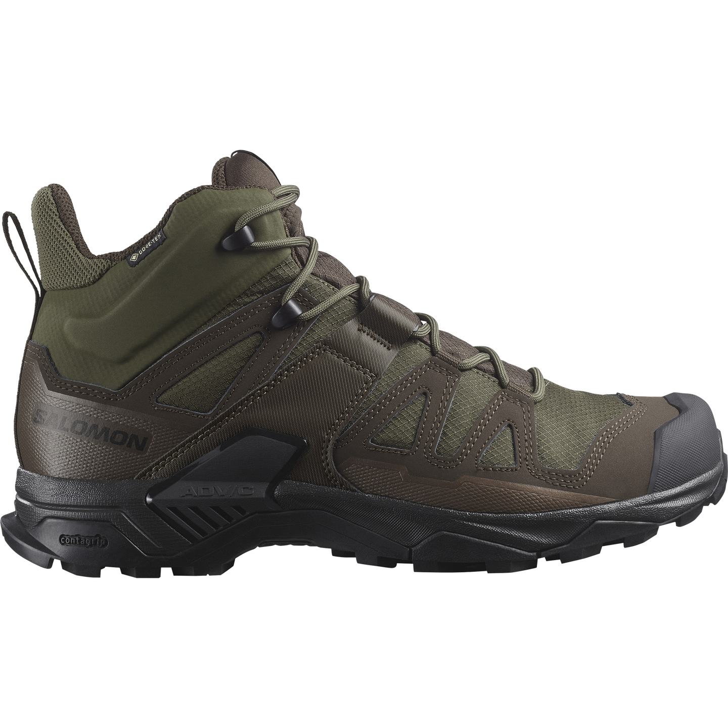 Обувь Salomon X Ultra Tracker GORE-TEX, цвет: Зелёный / Земляной коричневый