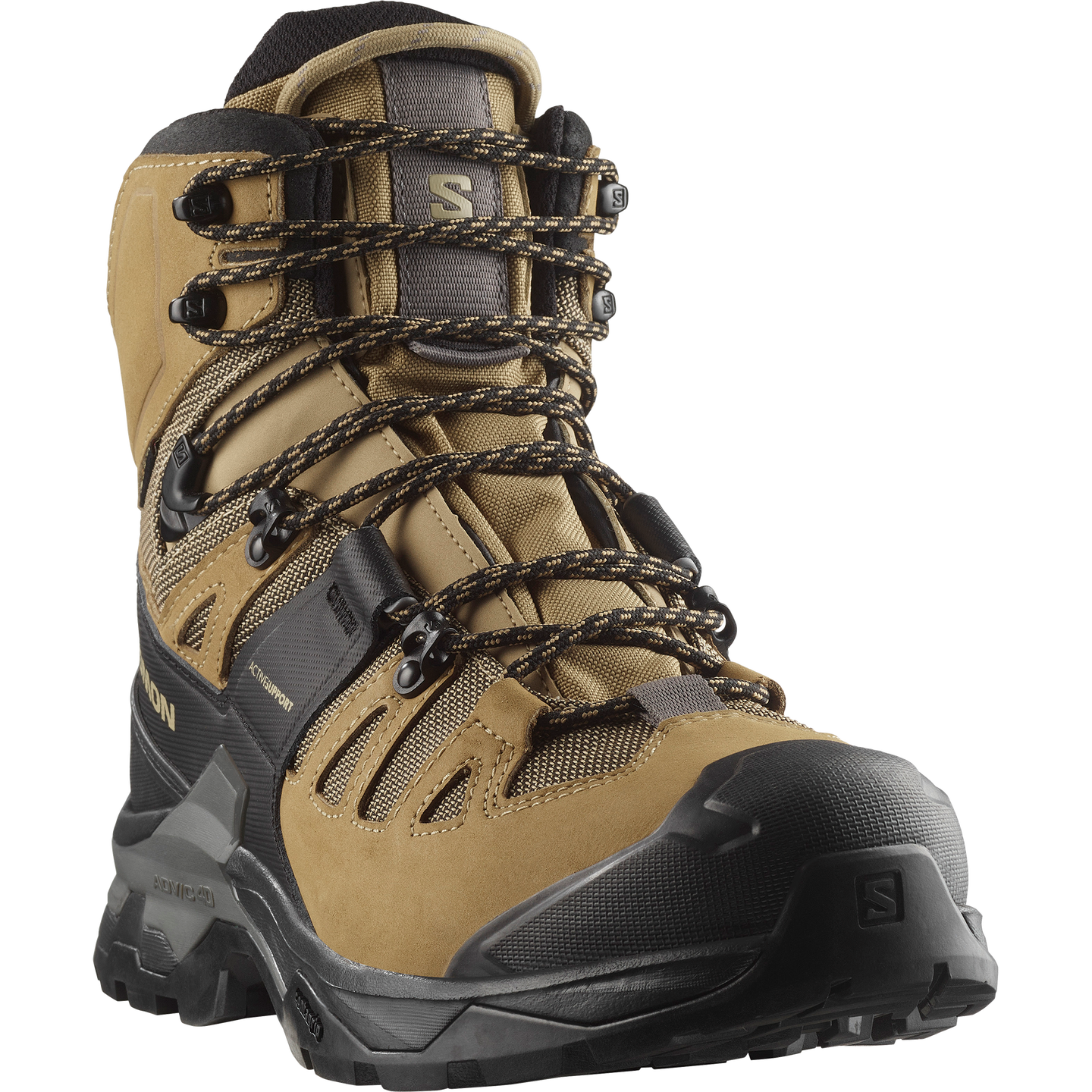 Обувь Salomon Quest 4 GORE-TEX, цвет: Чёрный / Тёмно-серый — фото 4