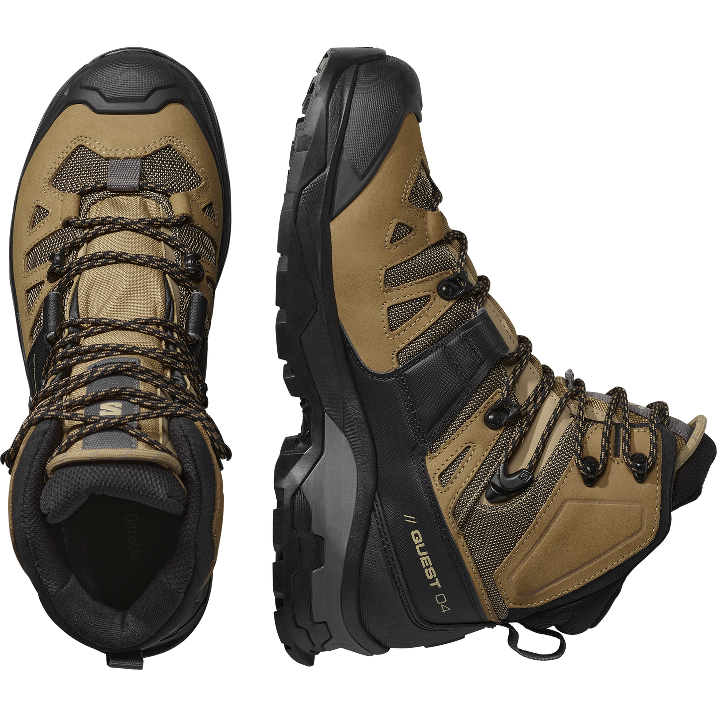 Обувь Salomon Quest 4 GORE-TEX, цвет: Чёрный / Тёмно-серый — фото 2