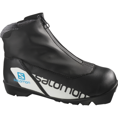 Детские лыжные ботинки Salomon RC Junior, цвет: Чёрный / Синий