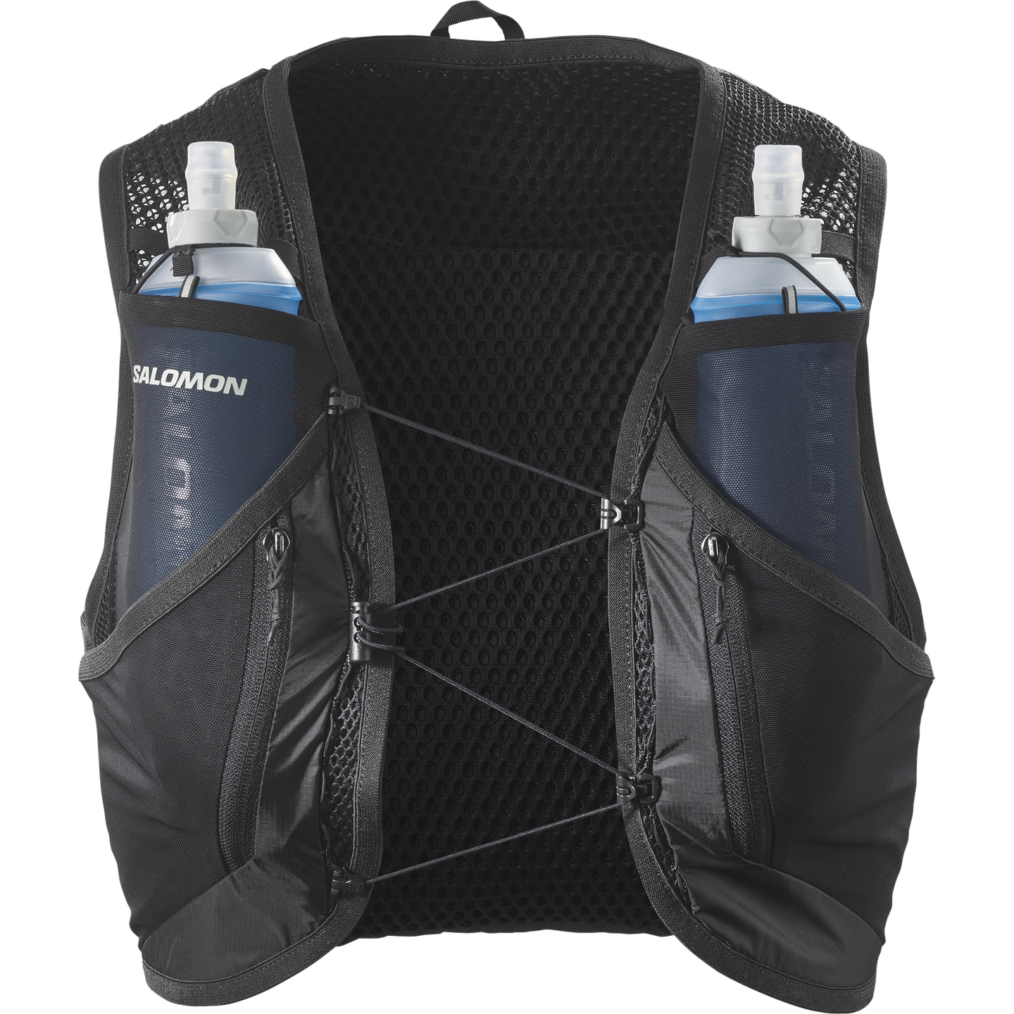 Женский беговой рюкзак Salomon Active Skin 12, цвет: Чёрный / Металлический — фото 5