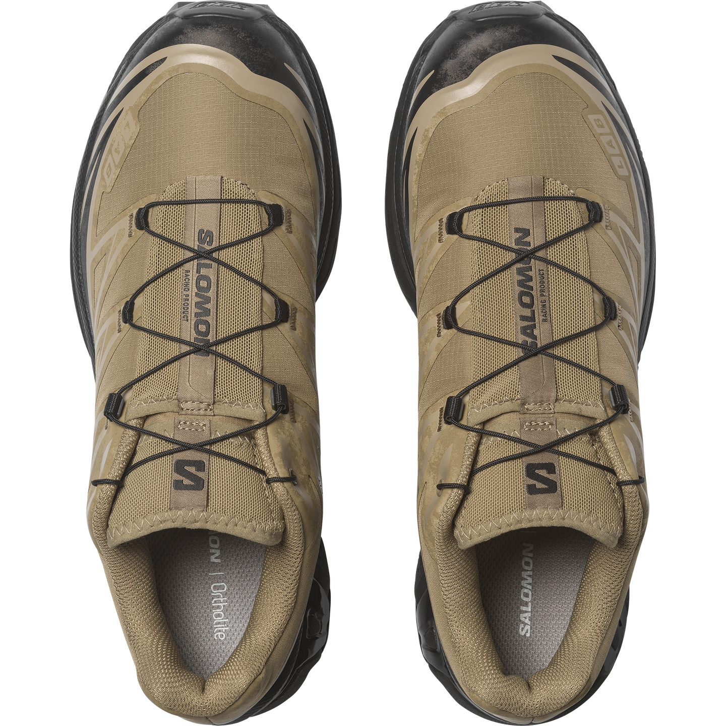 Кроссовки Salomon XT-6 Protective, цвет: Чёрный / Серебряный шалфейный — фото 2