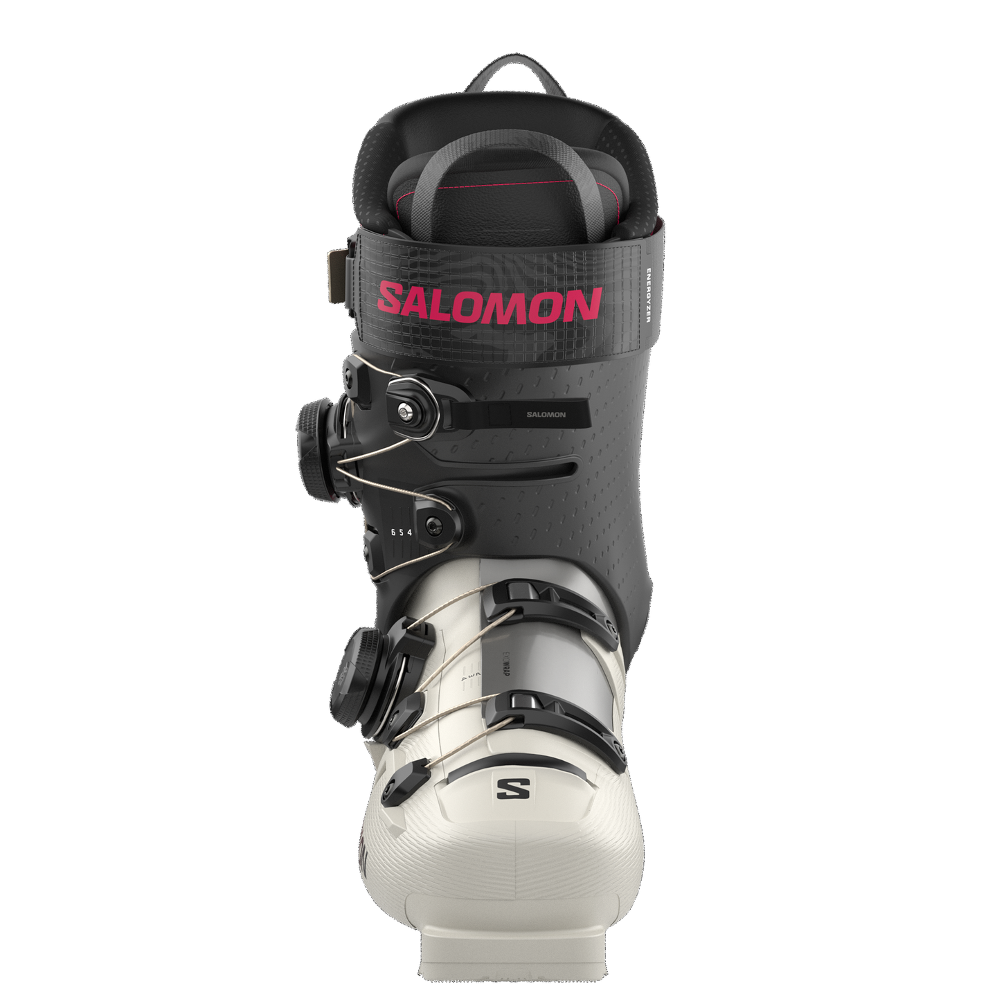 Мужские горнолыжные ботинки Salomon S/PRO Supra Dual Boa® 130, цвет: Серый / Чёрный — фото 4