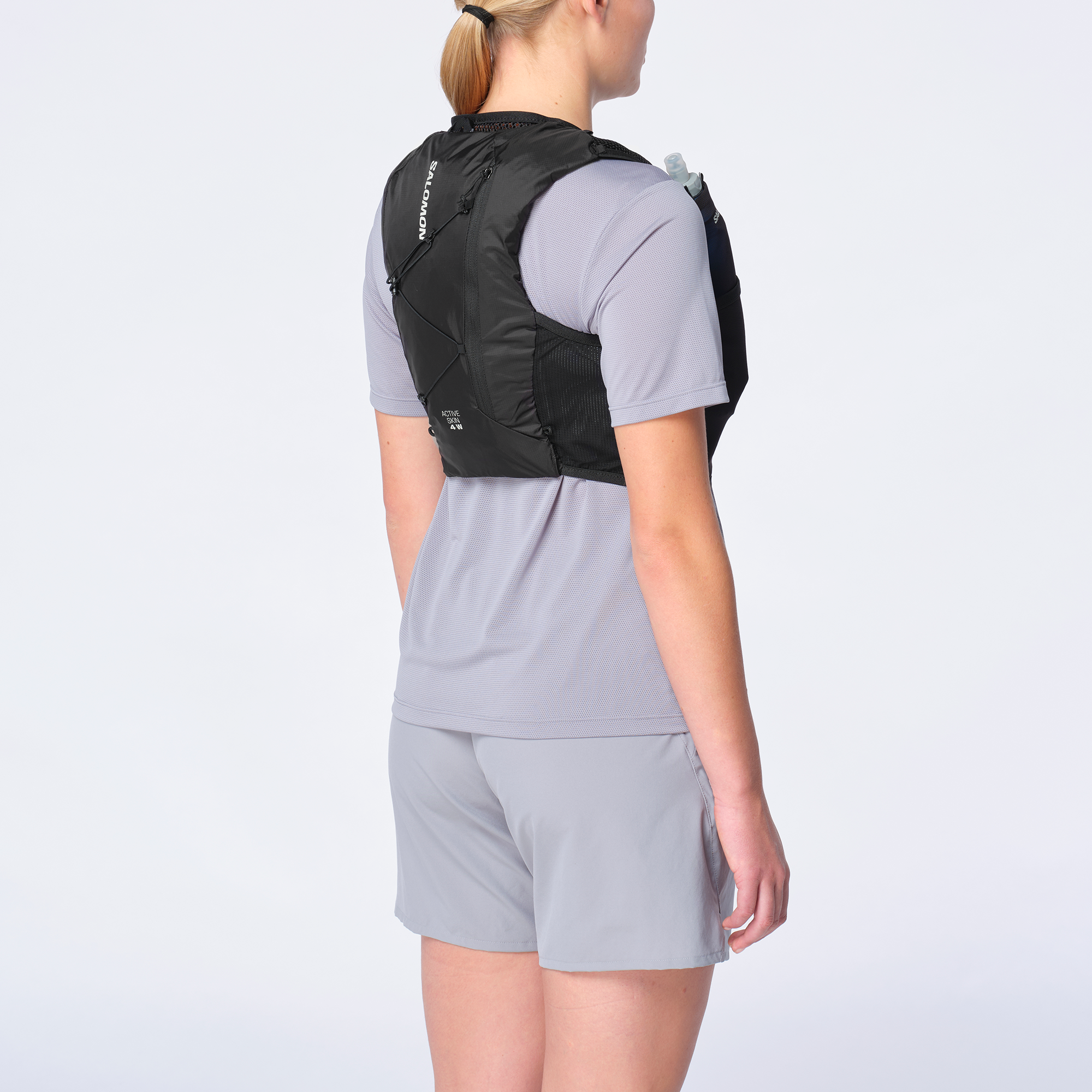 ACTIVE SKIN 4 Women's Running Vest with flasks included | Salomon