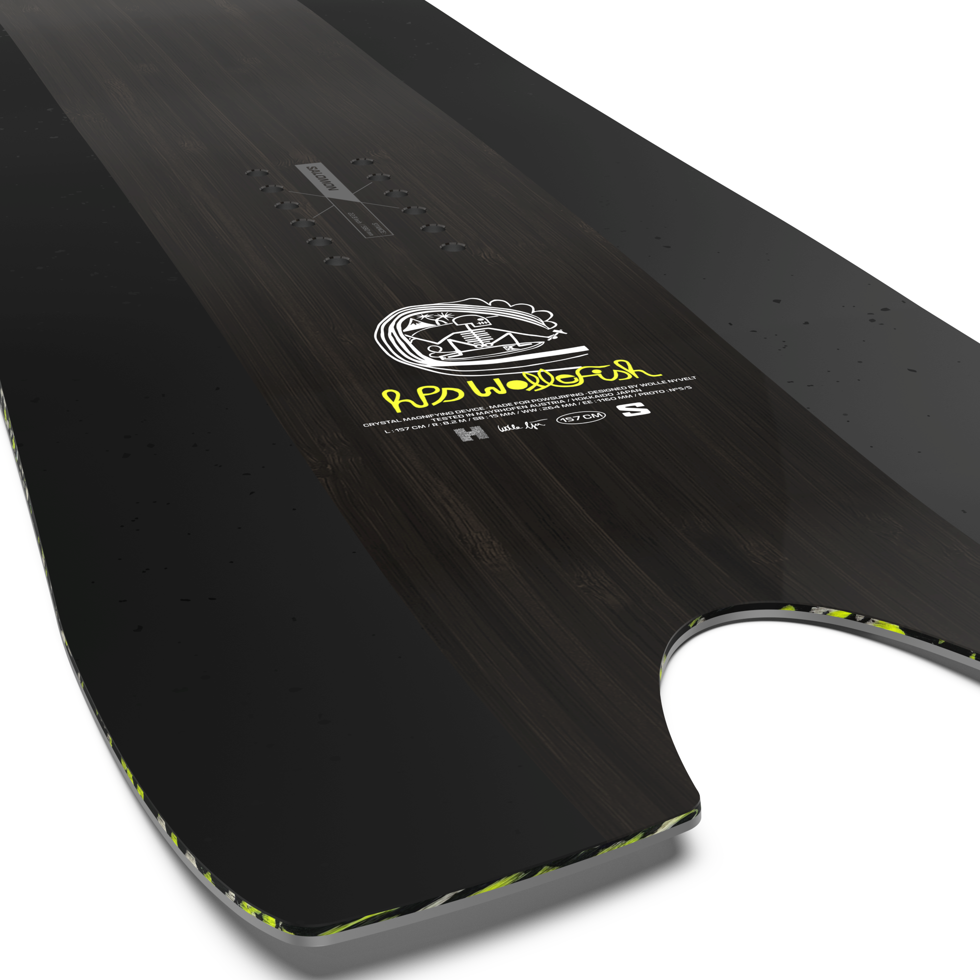 保証付　SALOMON HPS WOLLE NYVELT FISH 153 Salomon HPS - Wolle Nyvelt Fish Snowboard 2025 | evo