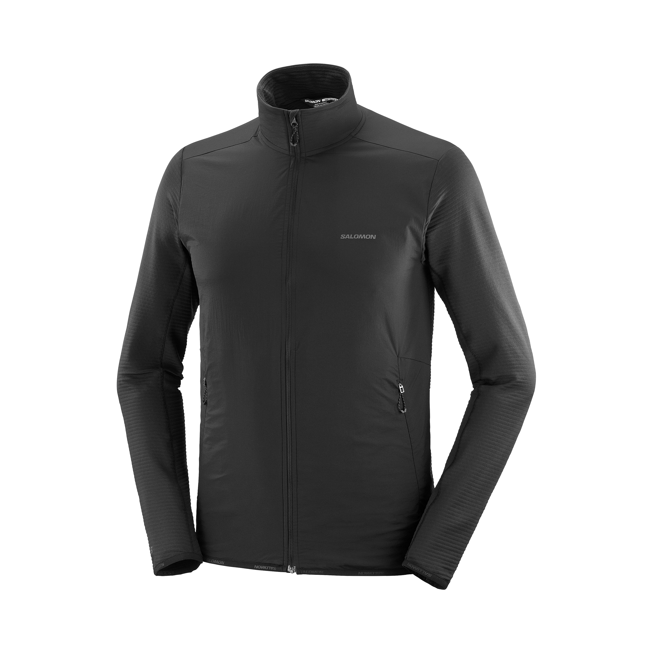 ESSENTIAL LIGHTWARM HYBRID Men's Full Zip Midlayer Jacket | Salomon