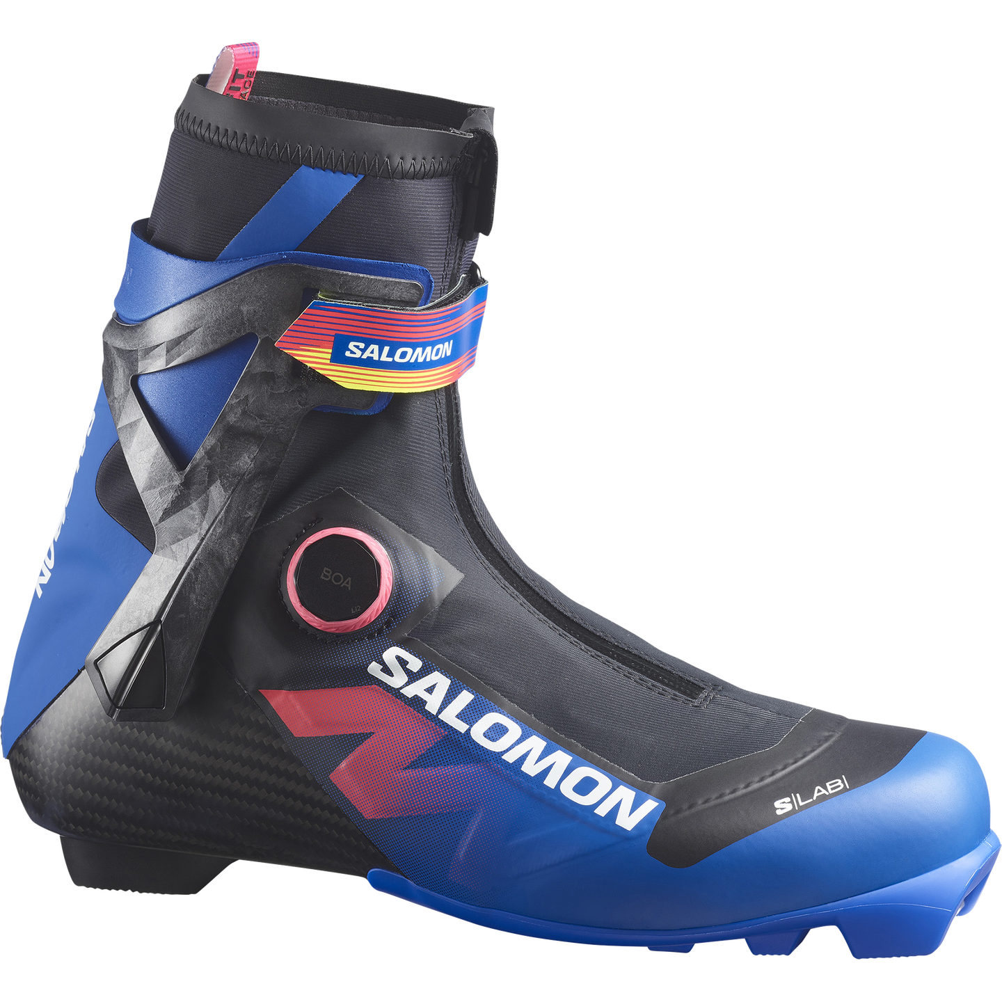 Ботинки Salomon S/LAB Equipe Skate Boa®, цвет: Чёрный / Синий — фото 1