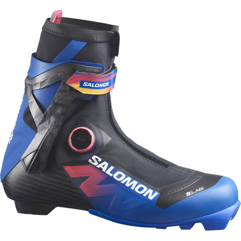 Ботинки Salomon S/LAB Equipe Skate Boa®, цвет: Чёрный / Синий