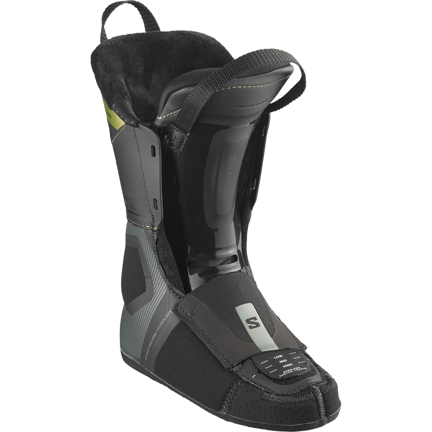 Женские горнолыжные ботинки Salomon S/Pro Supra S Boa 105, цвет: Серый / Чёрный — фото 1