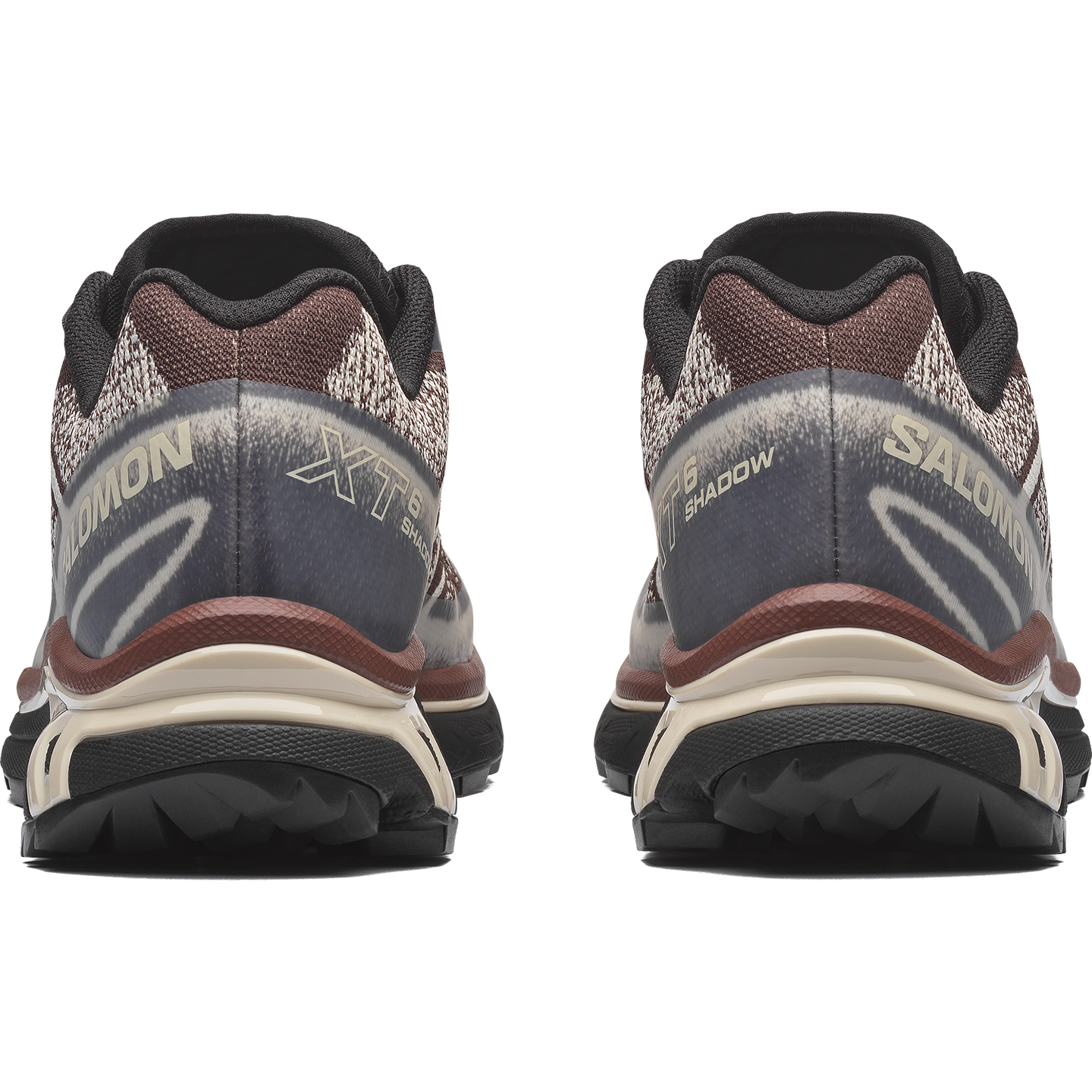 Кроссовки Salomon XT-6 Shadow, цвет: Миндальное молоко / Чёрный кофейный — фото 4