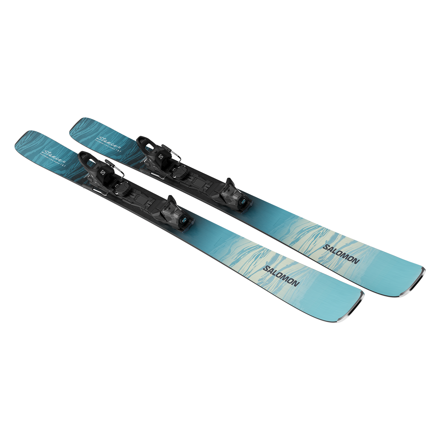 Женские лыжи Salomon Stance 80 (and M10), цвет: Синий / Фарфоровый — фото 4