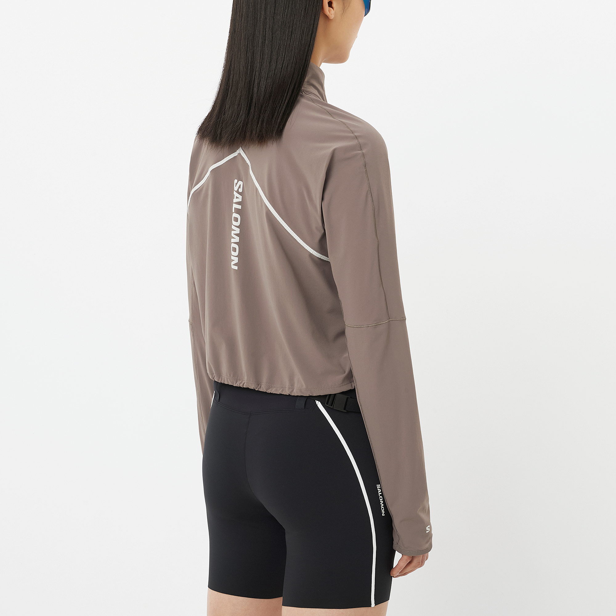 SENSE AERO HYBRID Women's Half Zip Midlayer | Salomon