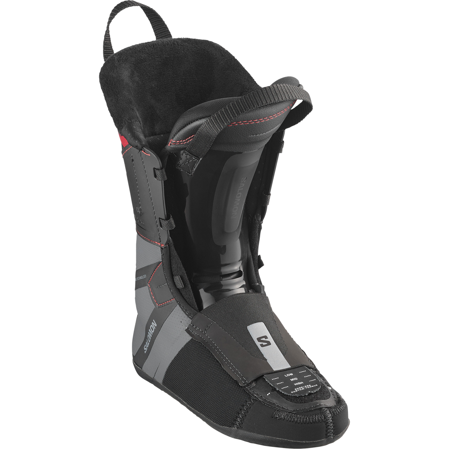 Женские горнолыжные ботинки Salomon S/PRO Alpha C BOA 115, цвет: Сиреневый пепельный / Чёрный — фото 1