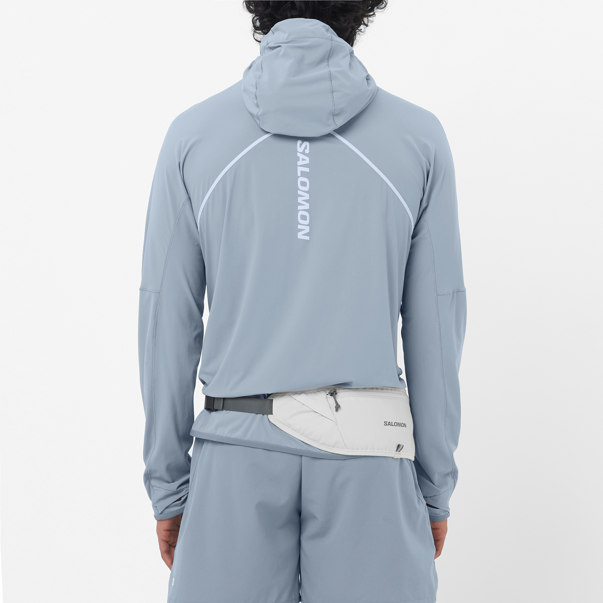 SENSE AERO HYBRID Men's Midlayer Jacket with hood | Salomon