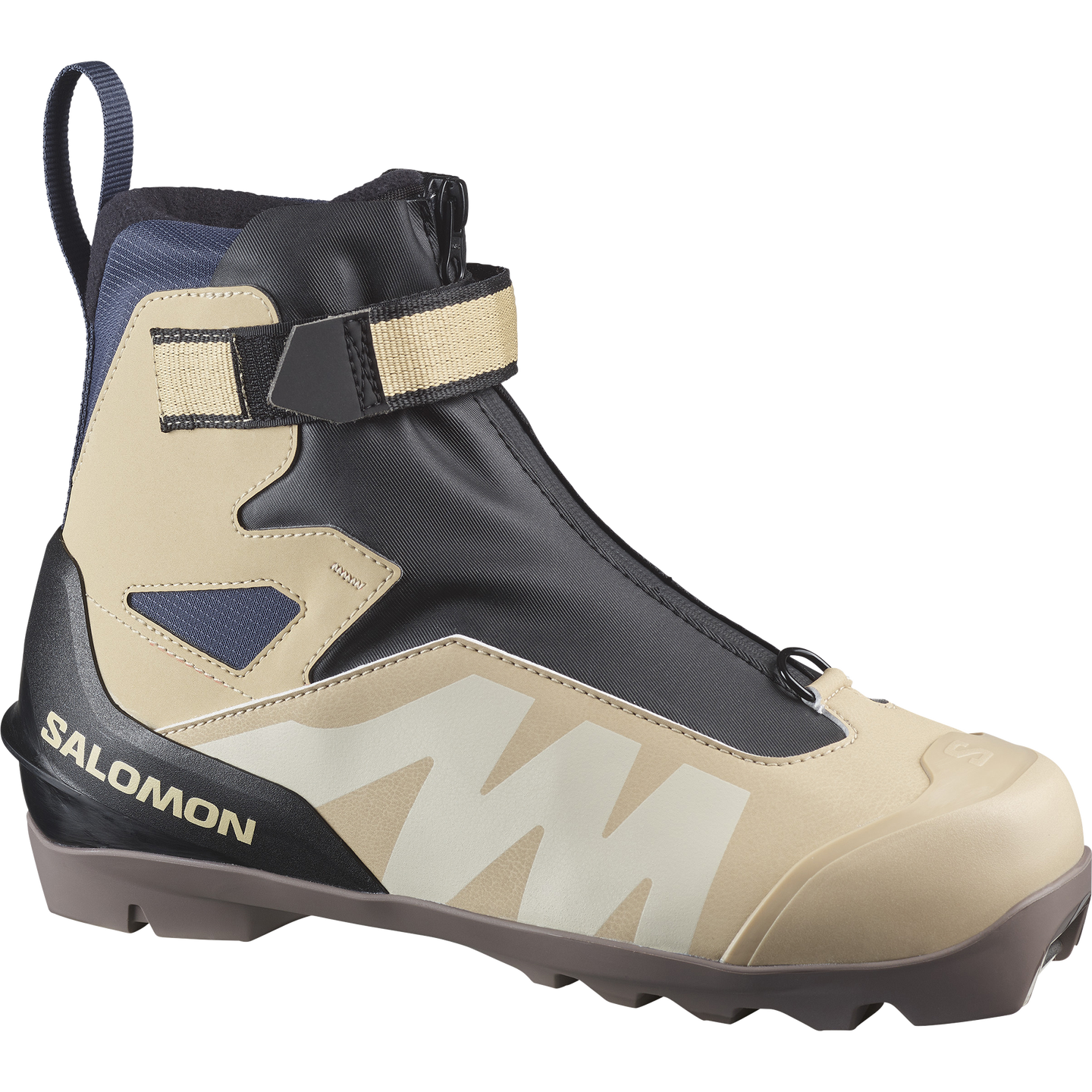 Женские лыжные ботинки Salomon Escape Outrack W, цвет: Песочный / Синий — фото 1