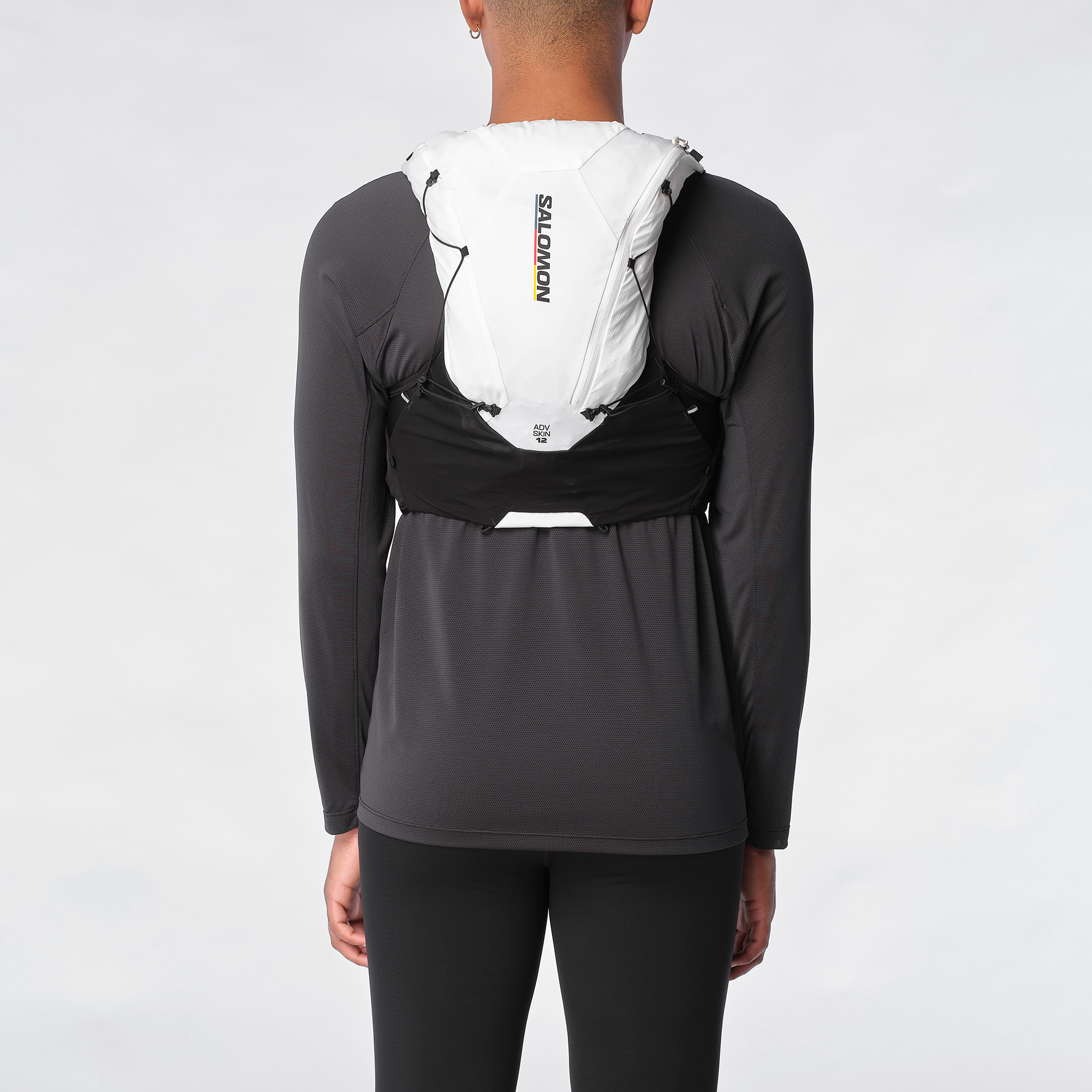 ADV SKIN 12 RACE FLAG Unisex Running Vest with flasks included