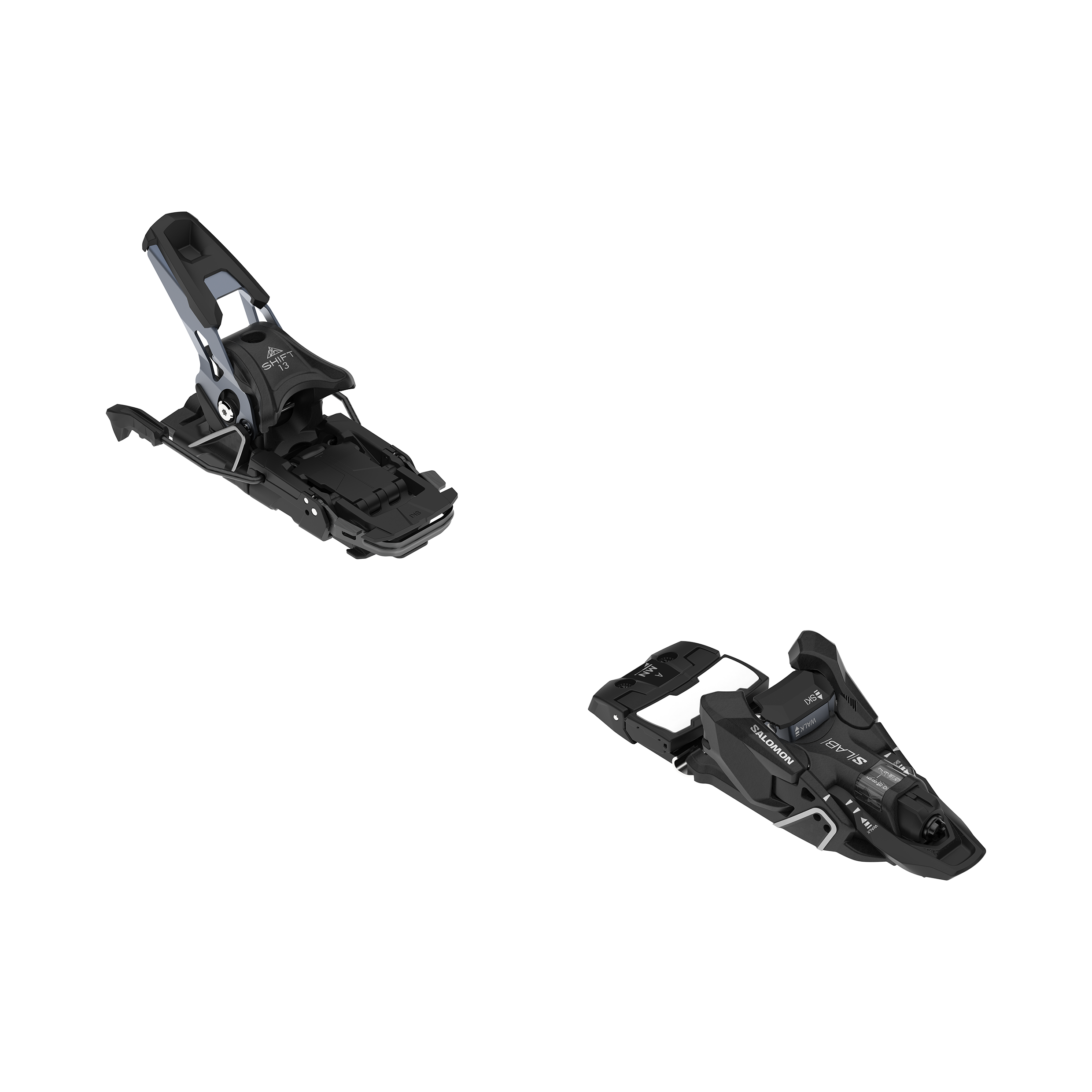 2015 salomon xdrive titanium skis 169cm with salomon demo bindings Salomon S/Lab Shift² 13 MN Black / Silver 100mm