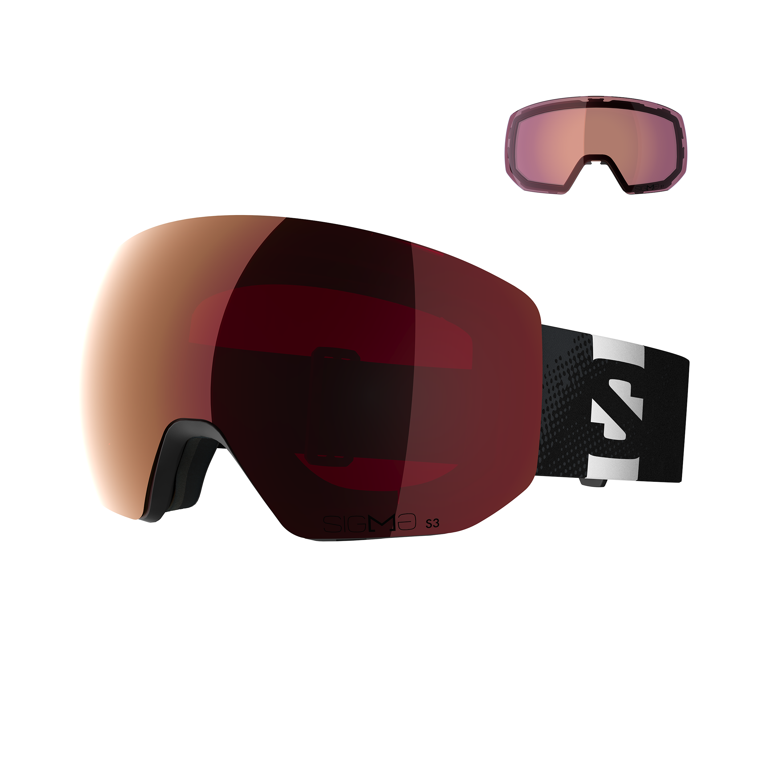 RADIUM PRO S SIGMA (and EXTRA LENS) Black | Salomon