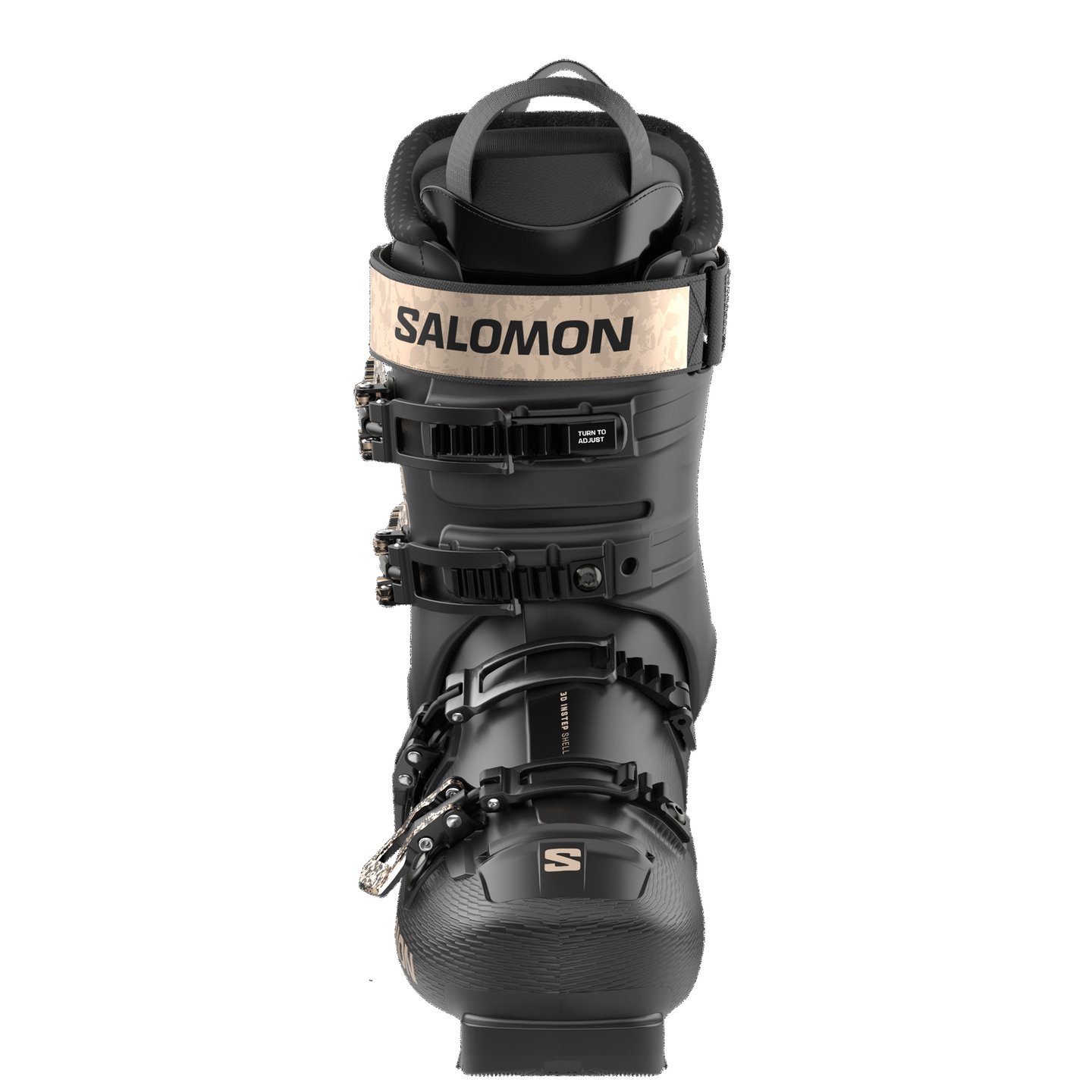 Женские горнолыжные ботинки Salomon S/Pro Supra 95, цвет: Чёрный / Тёмный серый — фото 4