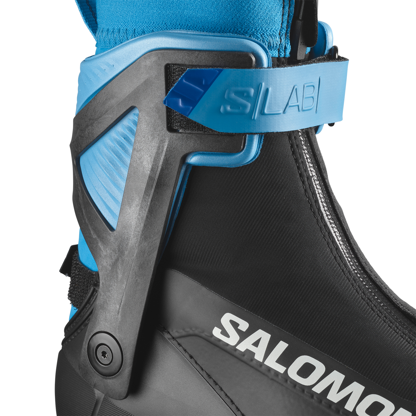 Детские ботинки Salomon S/LAB Skiathlon CS Junior, цвет: Чёрный / Синий — фото 4