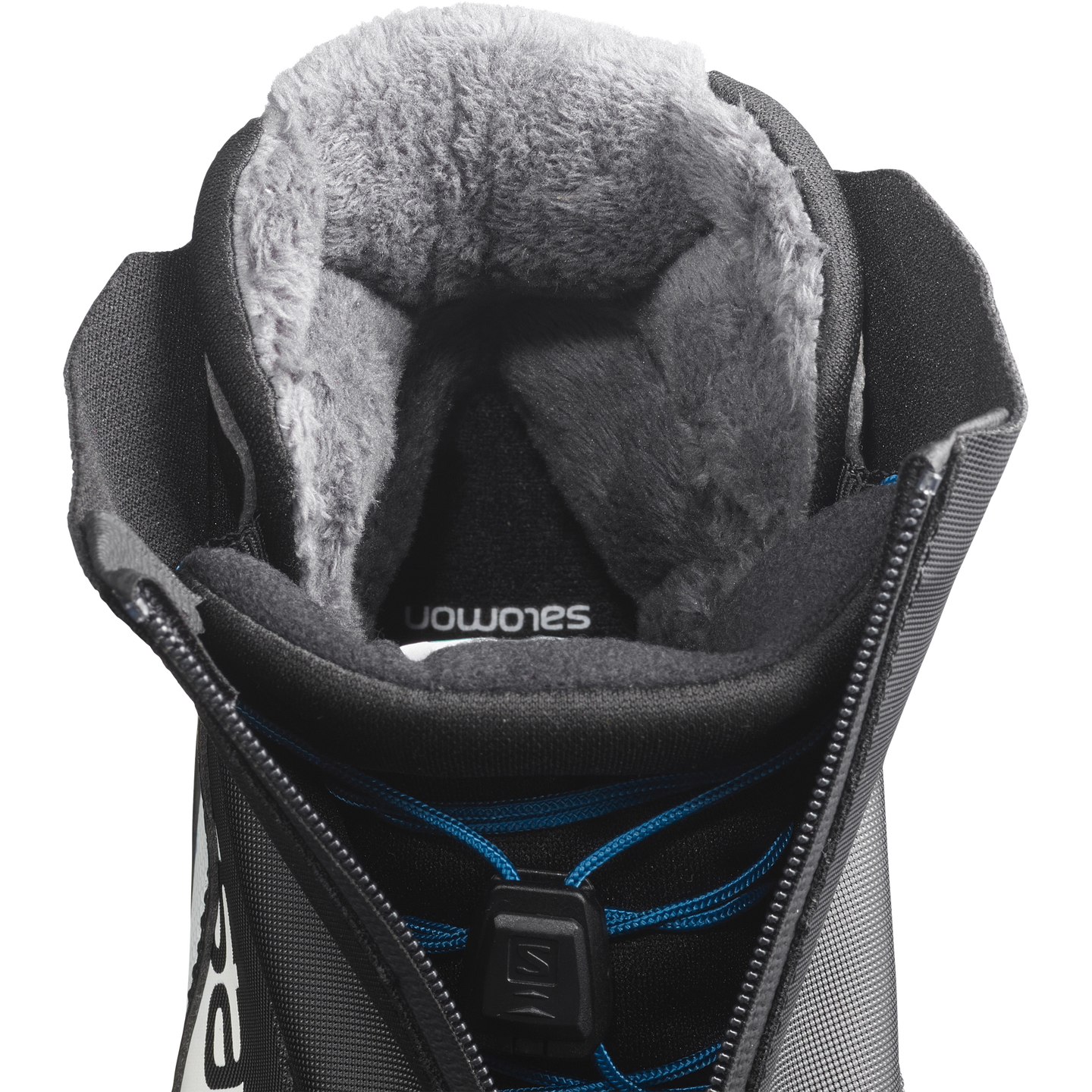 Детские лыжные ботинки Salomon RC Junior, цвет: Чёрный / Синий — фото 5
