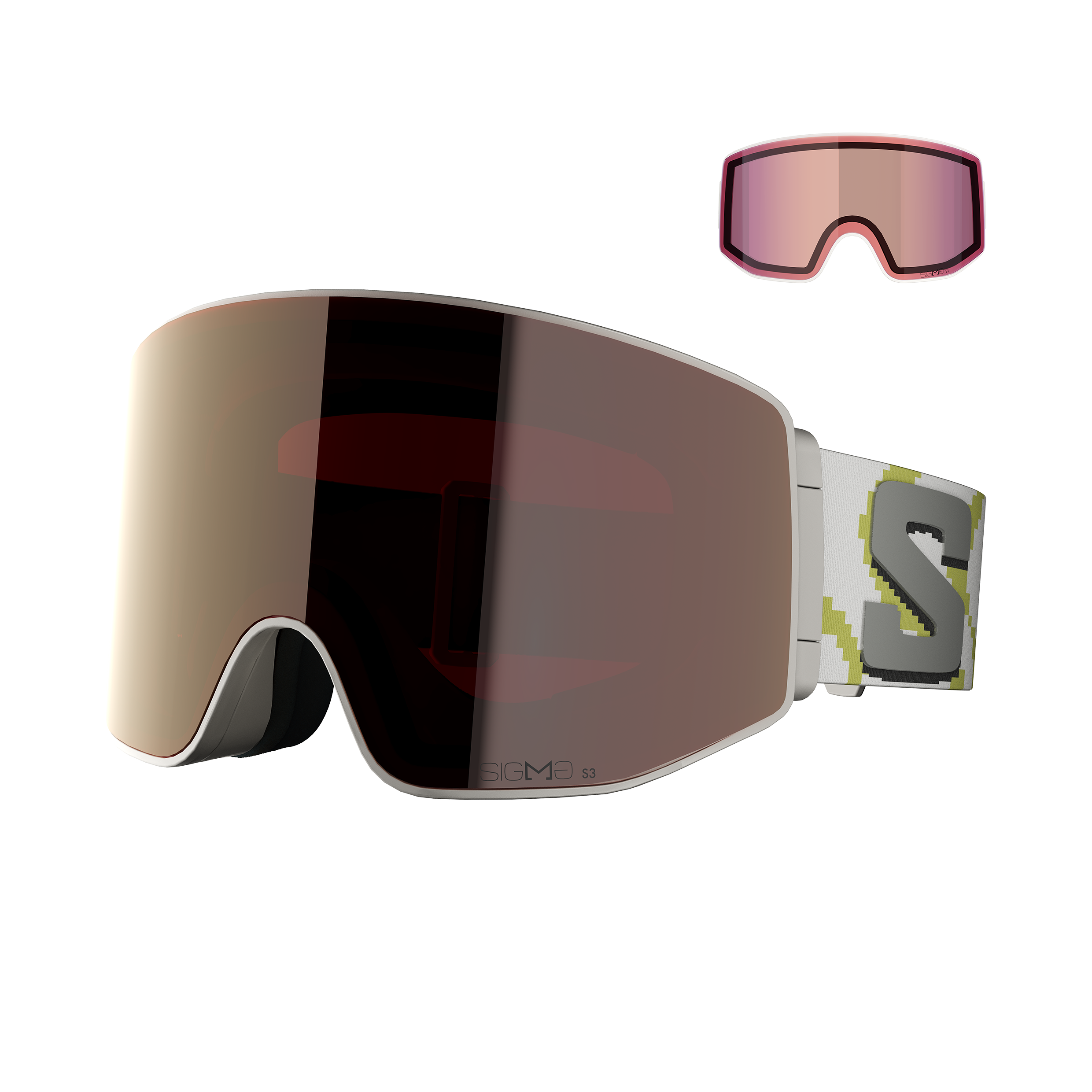 SENTRY PRIME SIGMA (and EXTRA LENS) White | Salomon