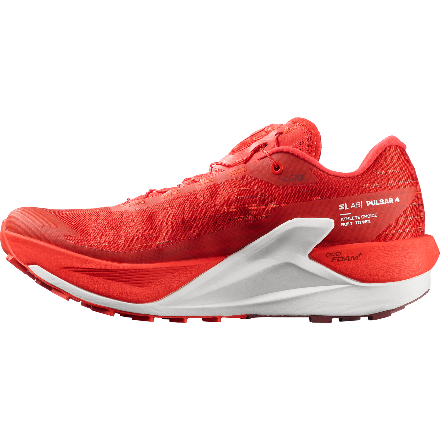 Кроссовки Salomon S/LAB Pulsar 4, цвет: Красный / Ванильный ледяной — фото 3