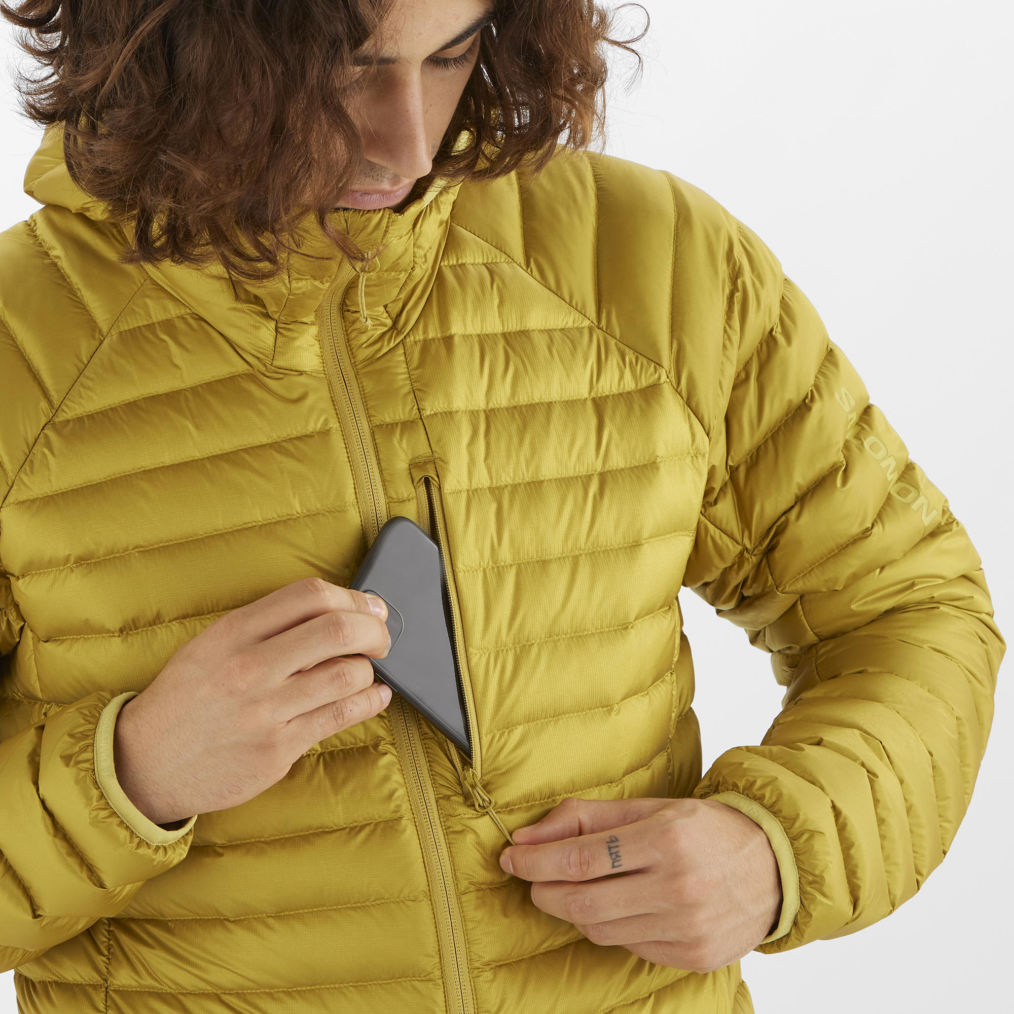 ELIXIR MICRO DOWN Men's Hooded Down Jacket | Salomon