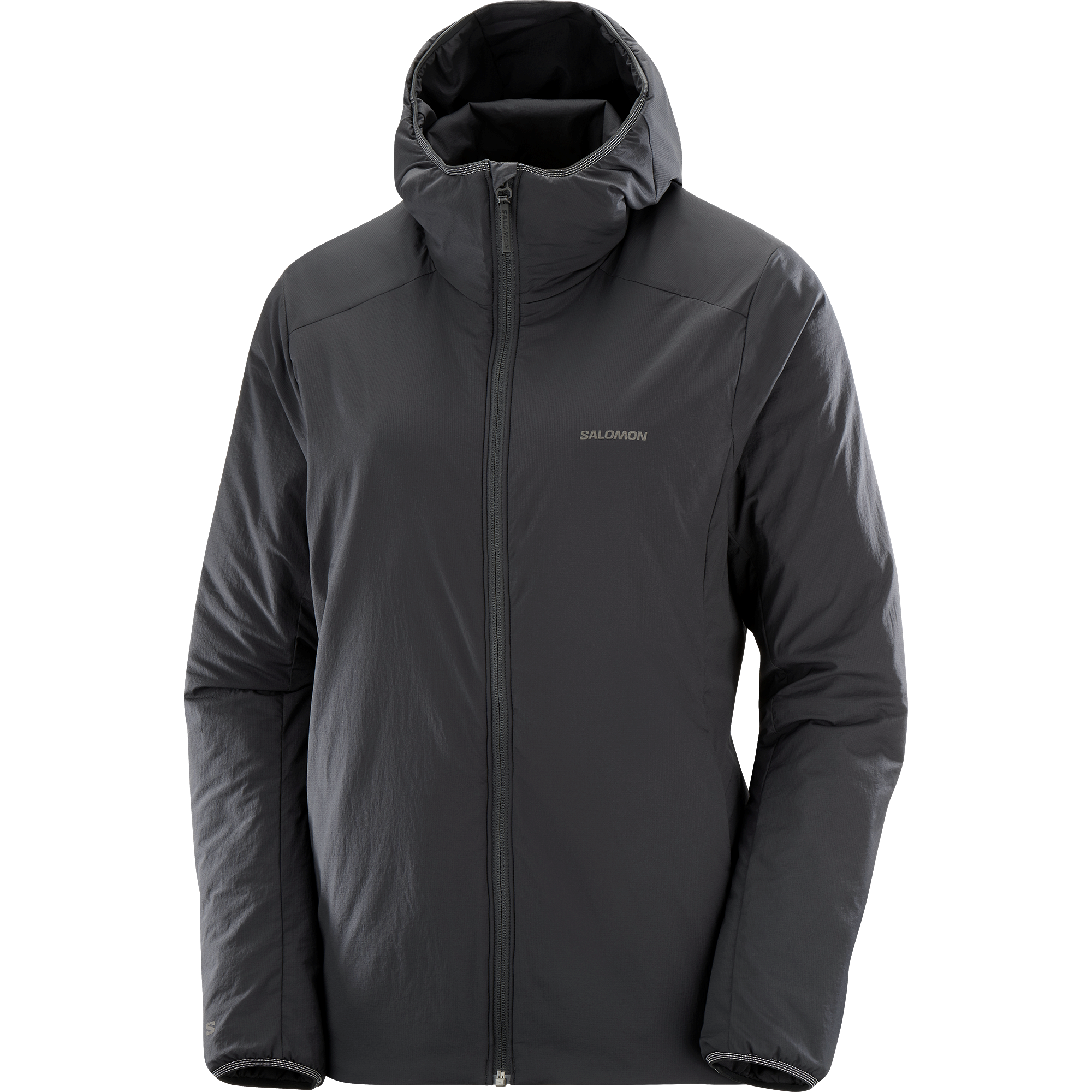 【こふ】Salomon フード付きダウンジャケット MM6 Maison Margiela: ブラック Salomonエディション フード付き