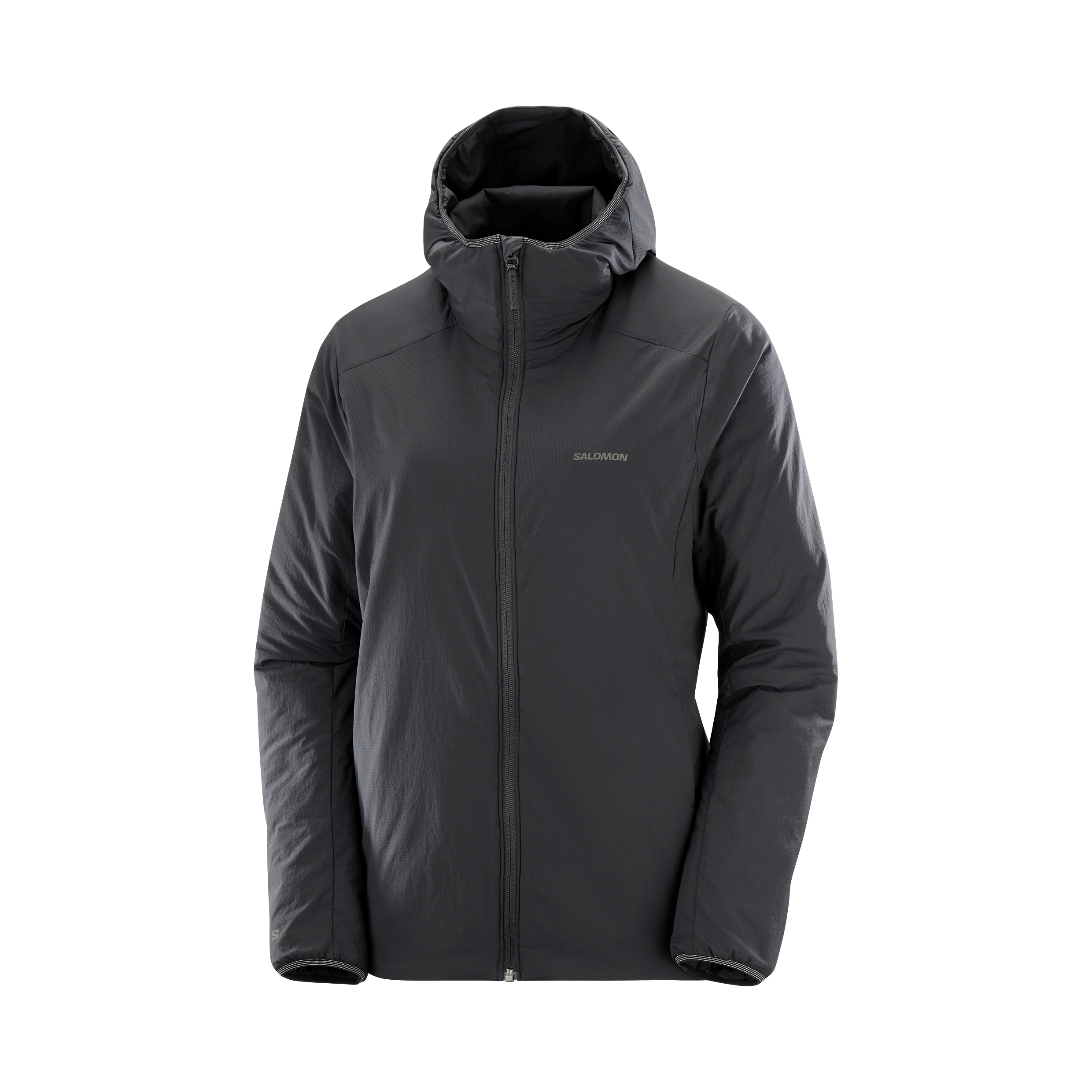 ジャケット・アウター 00s SALOMON softshell hoodie black SALOMON（サロモン） 送料無料 ジャケット メンズ アウトピーク ソフト