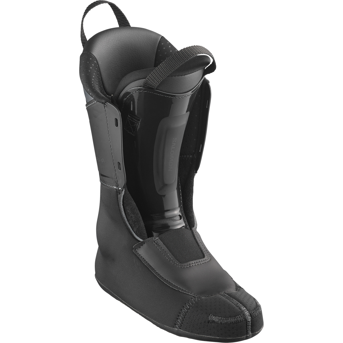 Мужские горнолыжные ботинки Salomon S/Pro Supra S Boa 100, цвет: Чёрный / Тёмный серый — фото 1