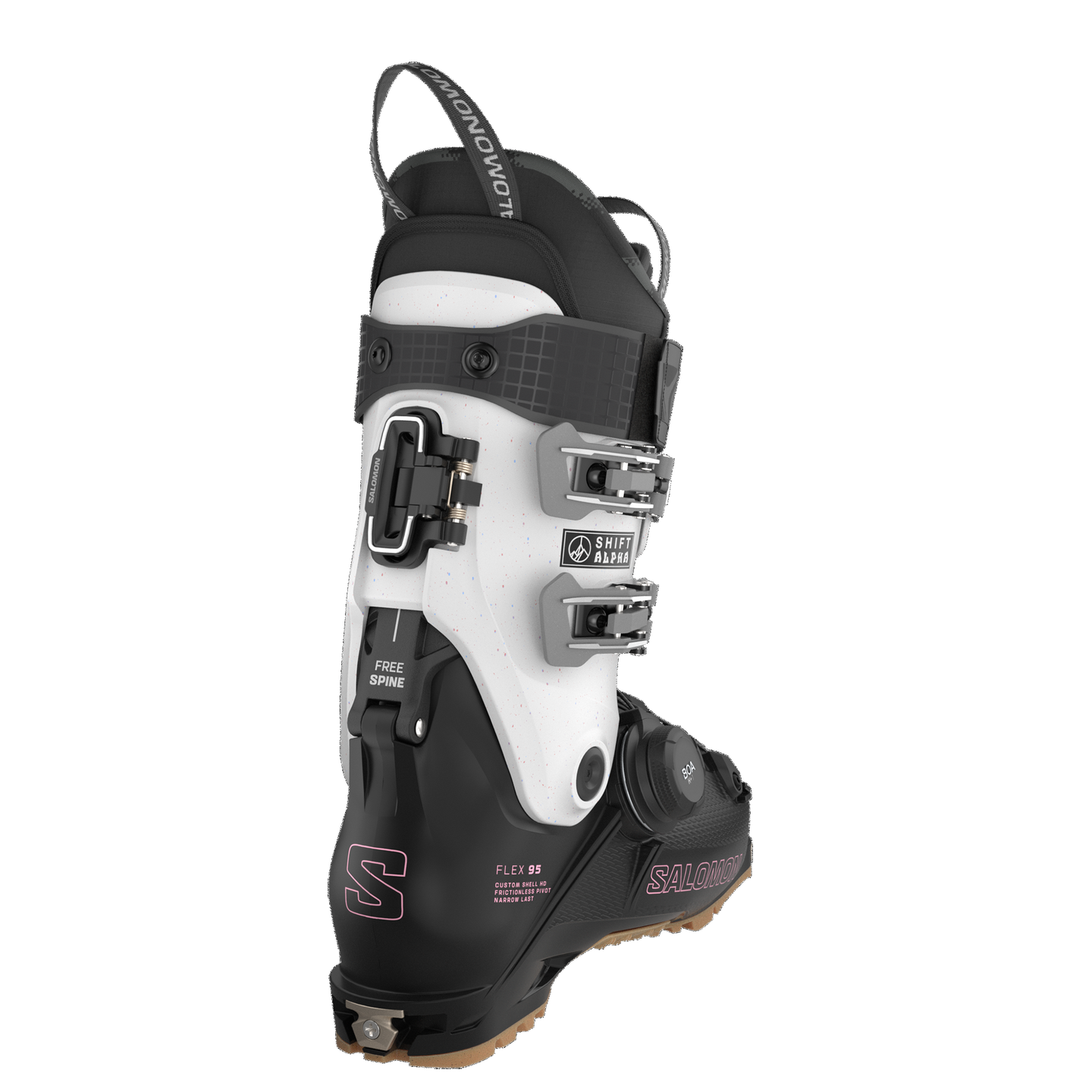 Женские горнолыжные ботинки Salomon Shift Alpha Boa® 95, цвет: Чёрный / Серый — фото 2
