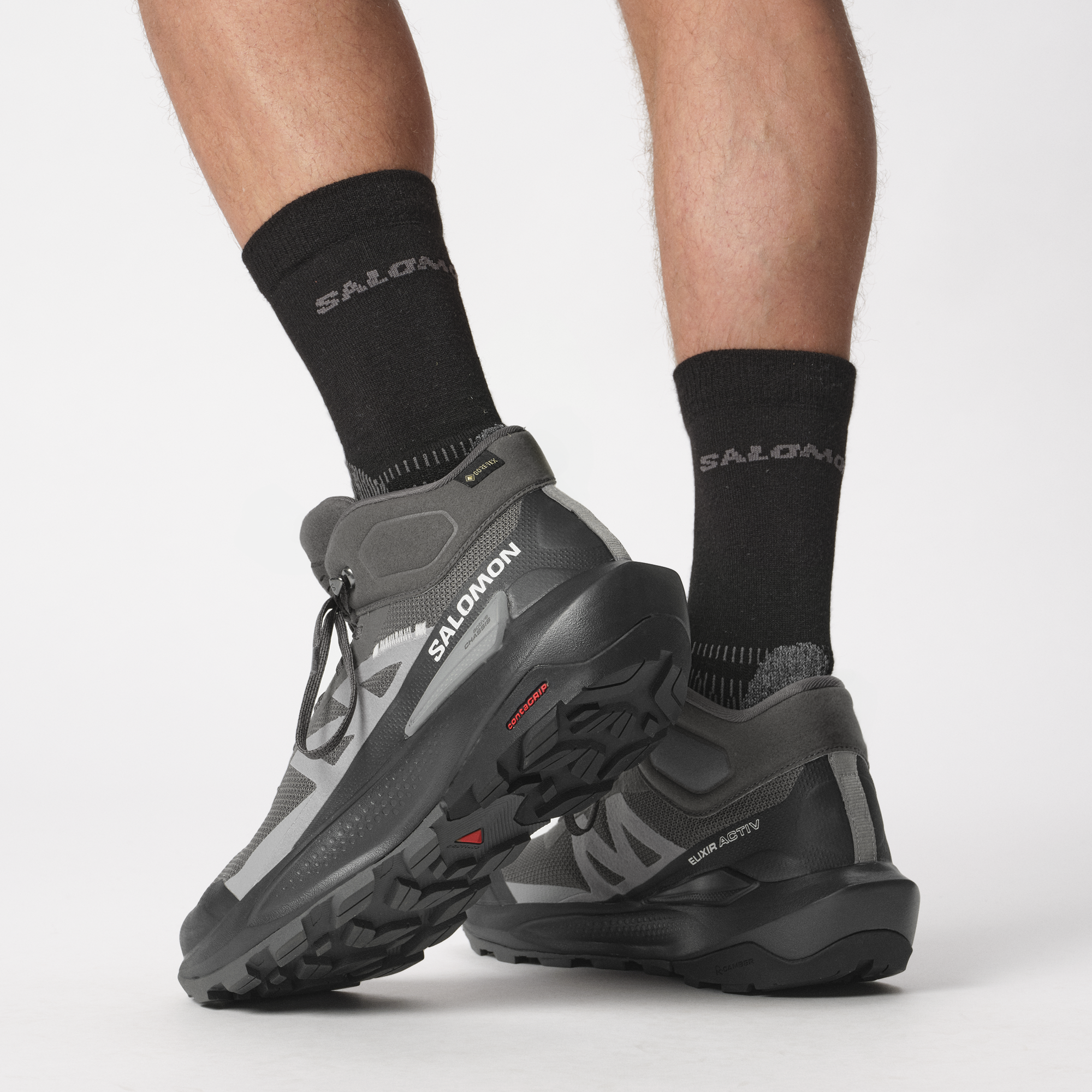 ELIXIR ACTIV MID GORE-TEX Grey | Salomon