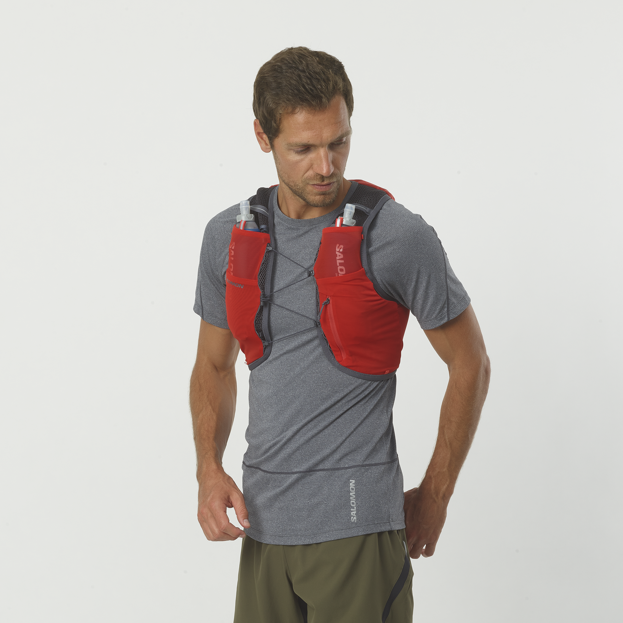 ACTIVE SKIN Unisex Running Vest with flasks included Salomon