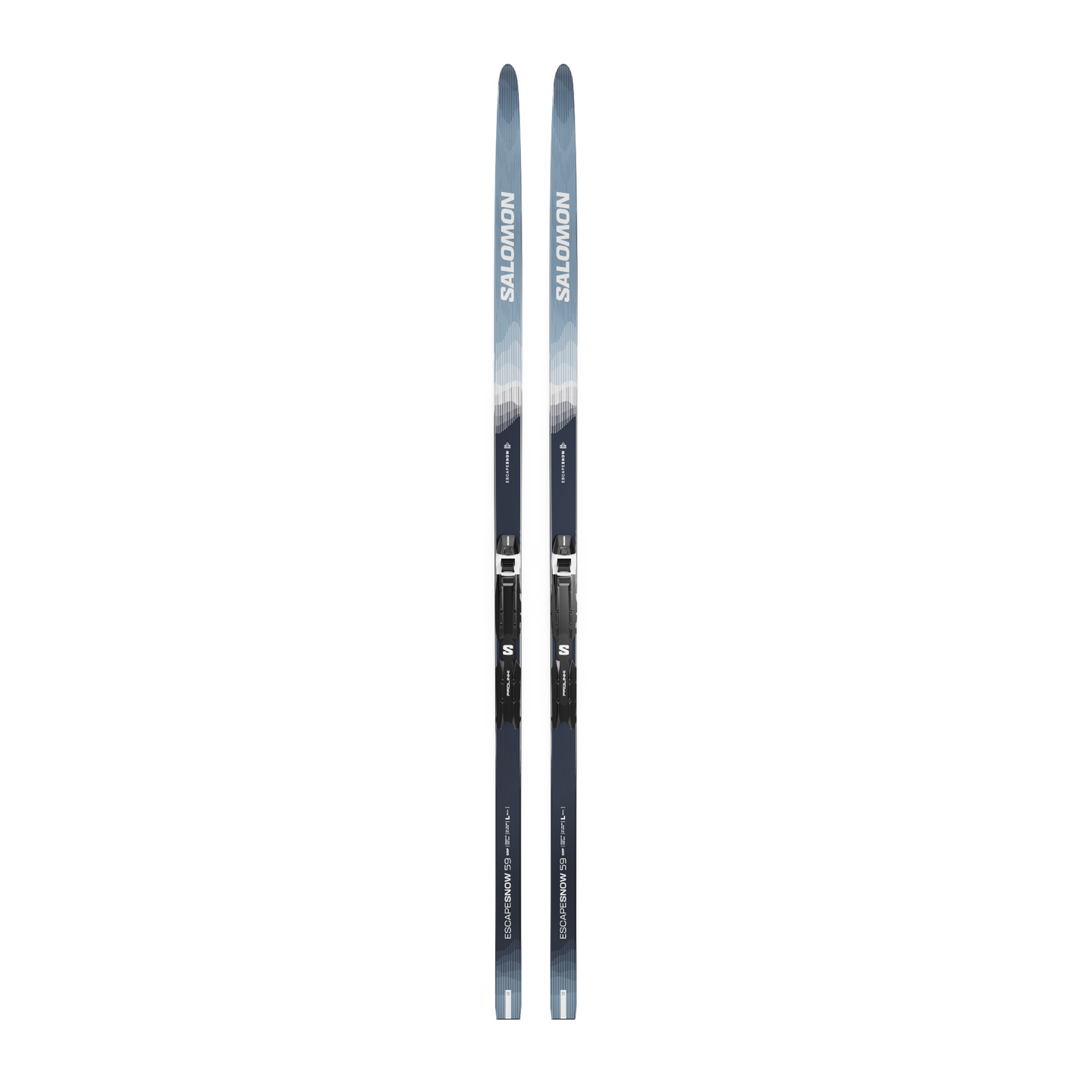 Лыжи Salomon Escape Snow 59 Grip Predrilled, цвет: Синий / Морской — фото 2