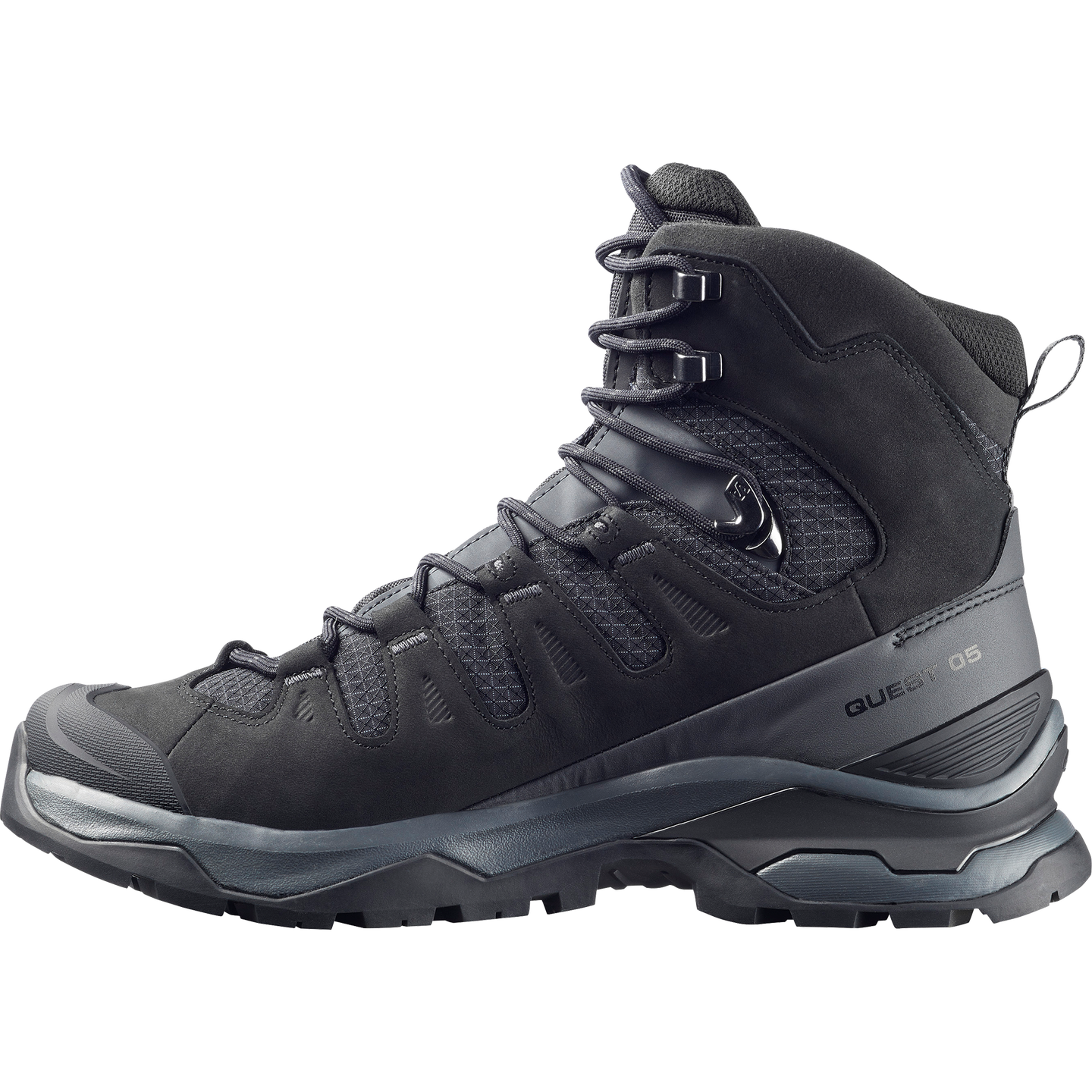 Обувь Salomon Quest 5 Gore Tex, цвет: Асфальтовый / Чёрный — фото 3