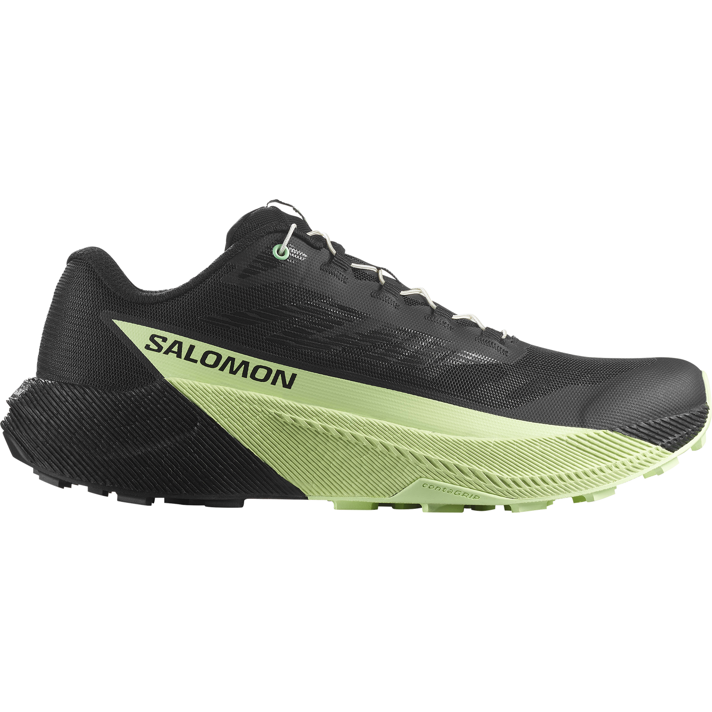 Кроссовки Salomon Pulsar, цвет: Чёрный / Зелёный