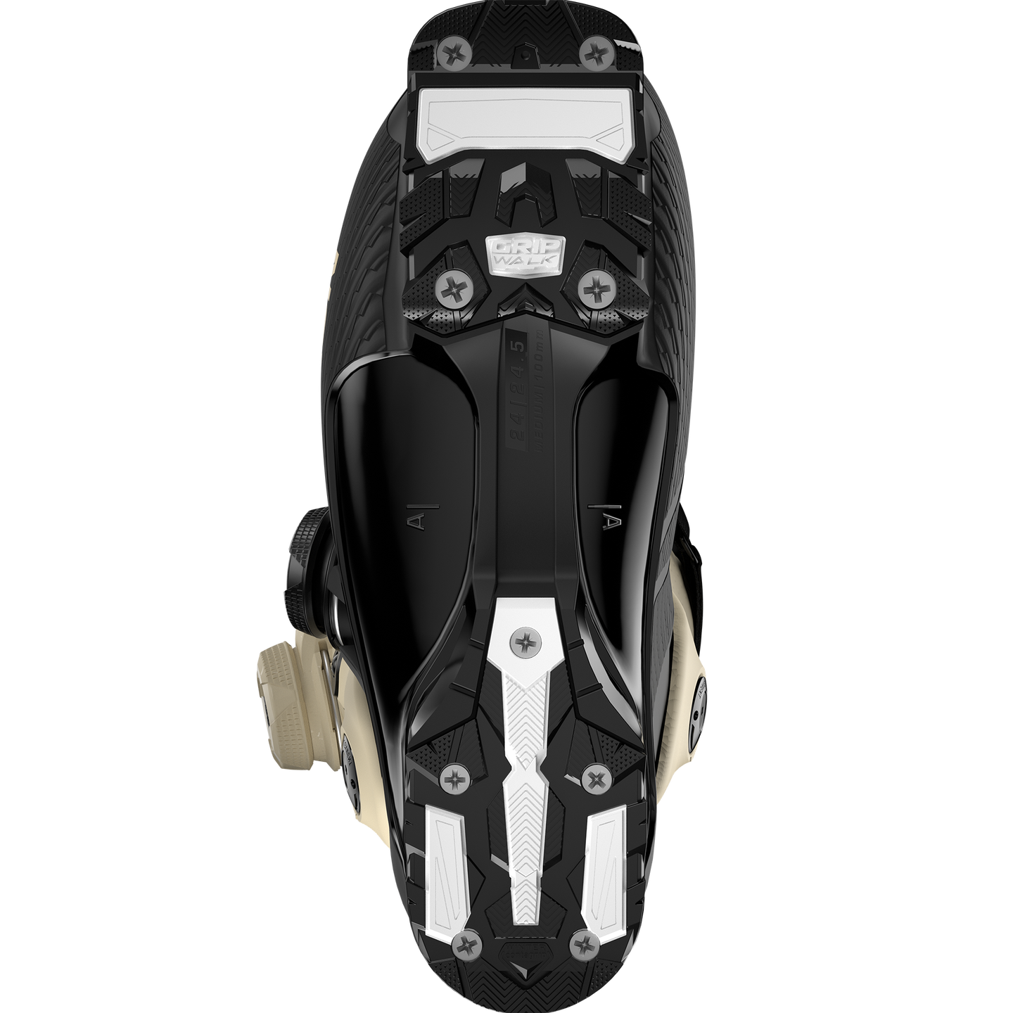 Женские горнолыжные ботинки Salomon S/Pro Supra D Boa 105, цвет: Чёрный / Берёзовый — фото 3