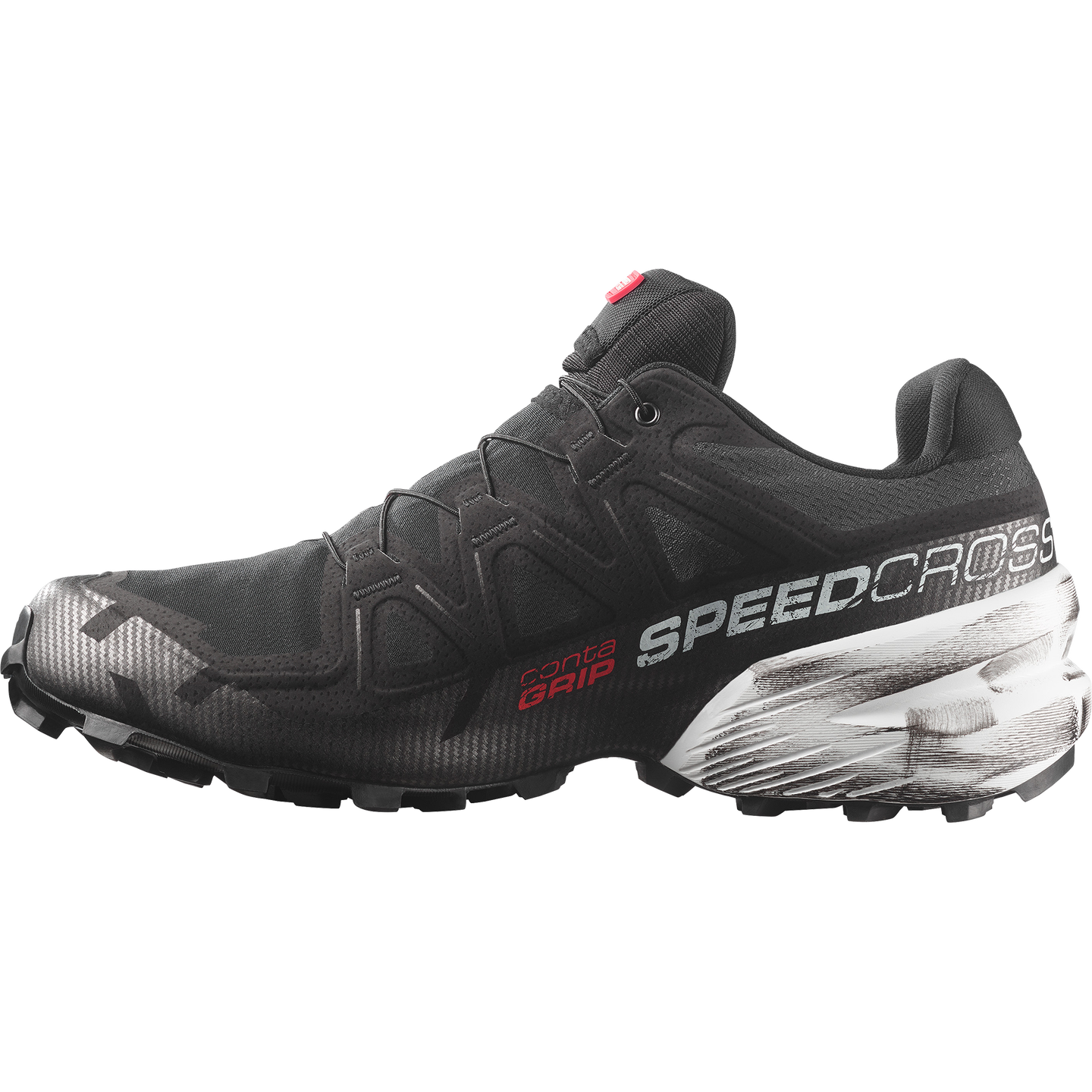 Кроссовки Salomon Speedcross 6 GORE-TEX 20 Years, цвет: Чёрный / Белый — фото 3