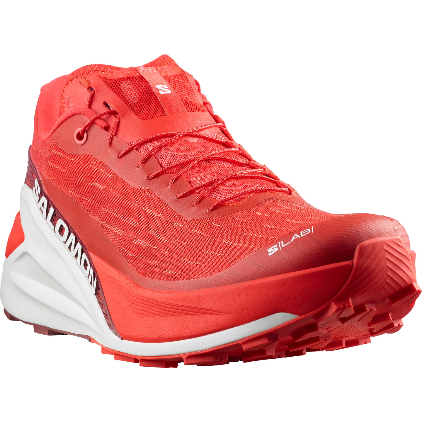Кроссовки Salomon S/LAB Pulsar 4, цвет: Красный / Ванильный ледяной — фото 5