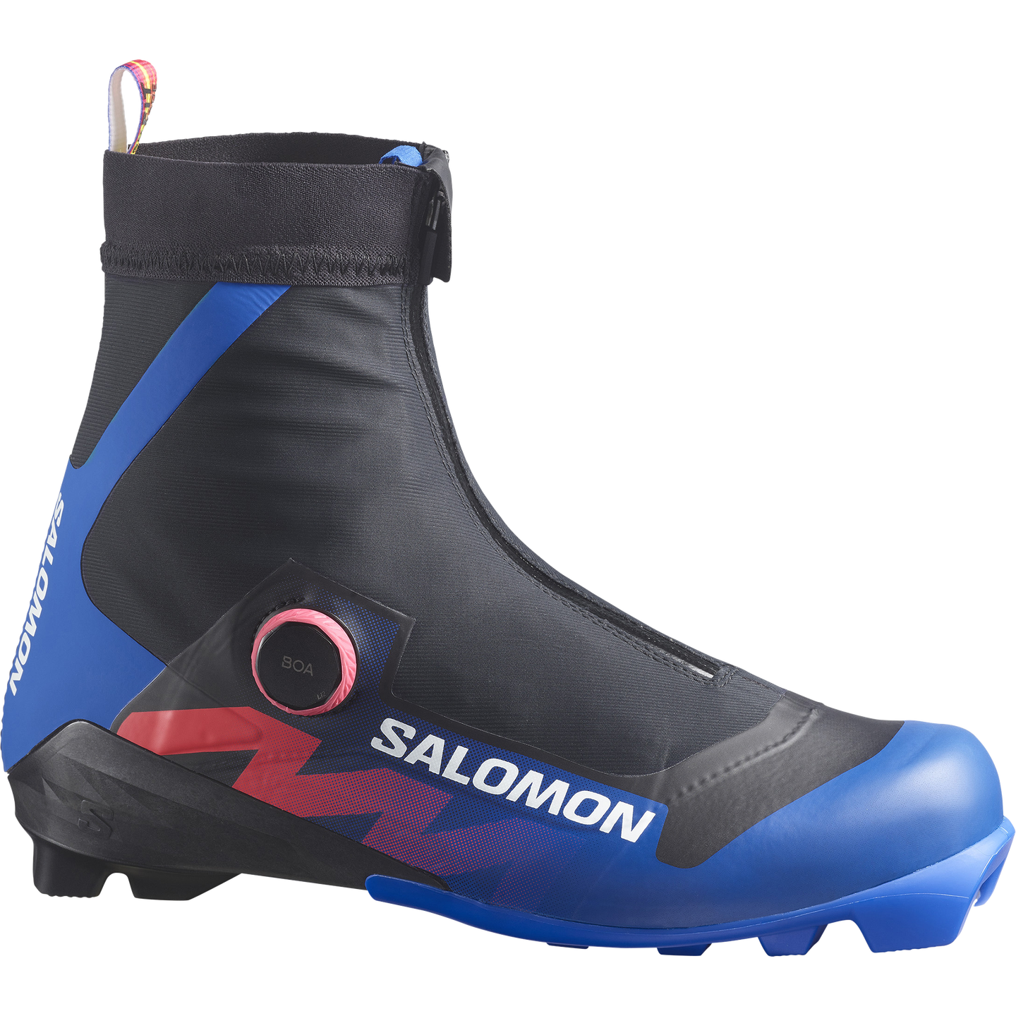 Лыжные ботинки Salomon Equipe Race Classic BOA, цвет: Чёрный / Синий — фото 1