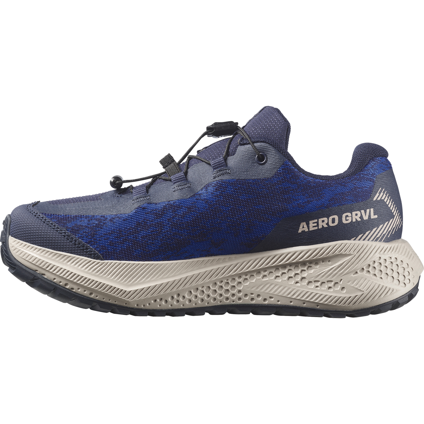 Кроссовки Salomon Aero Grvl Waterproof, цвет: Синий / Серебряный облачный — фото 3